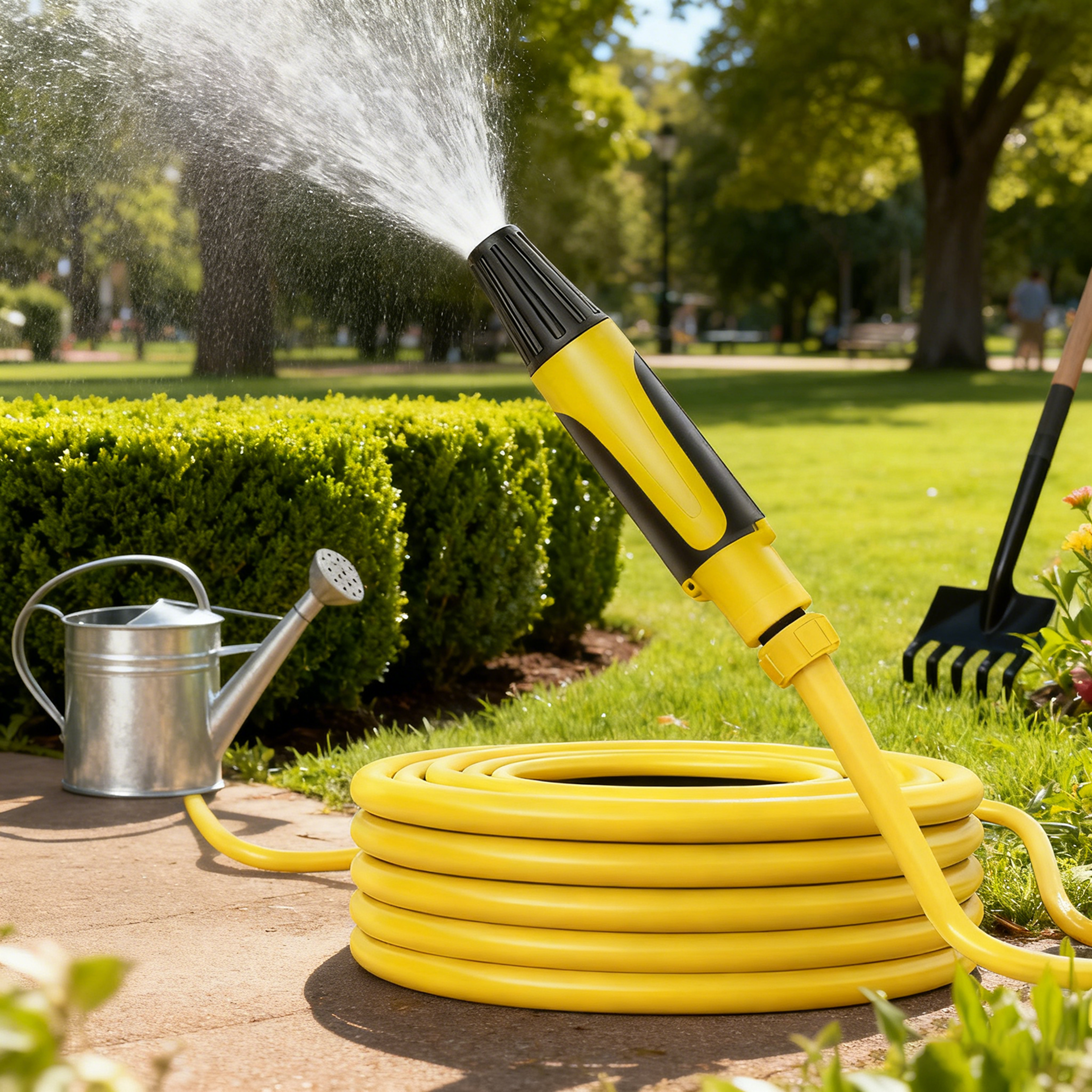 Rotatable High Pressure Hose Nozzle  Adjustable Multi Spray Water Gun Kit For Garden Car  Outdoor C 1