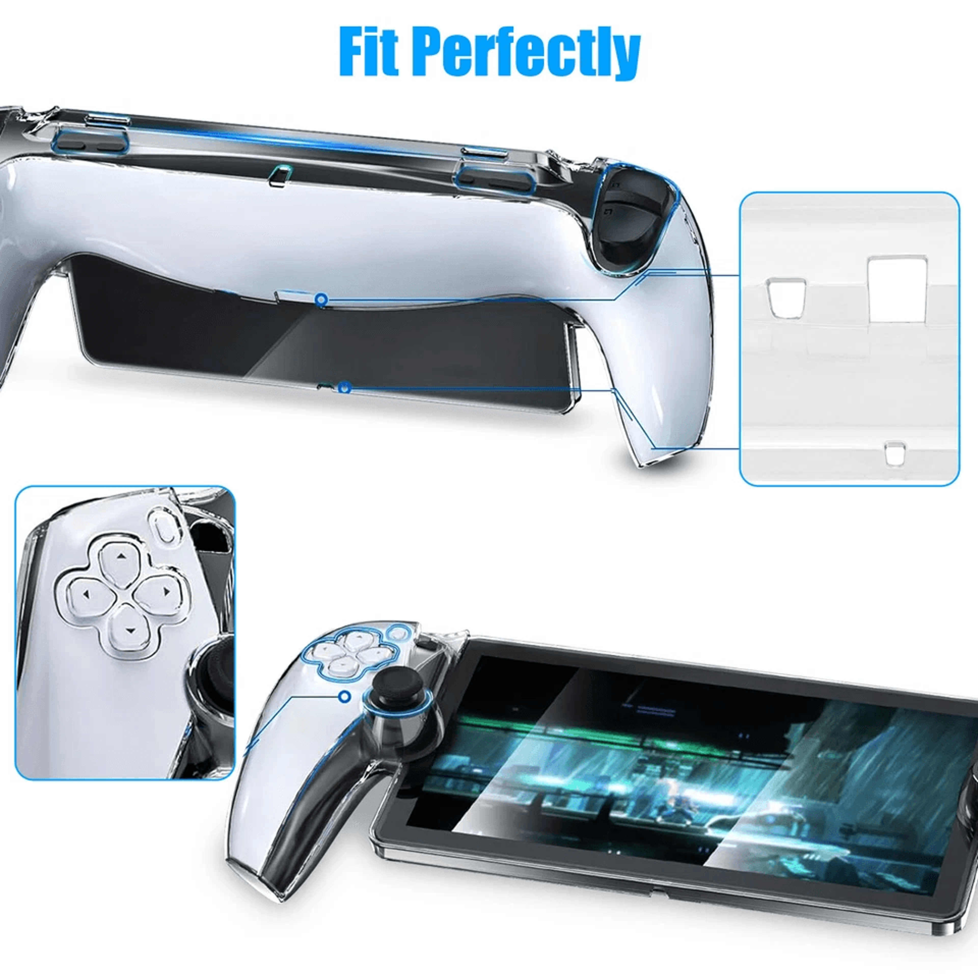 Hard PC Protective Case For Portal Remote Player Ergonomic Cover Protector Kit With Full Access Ant 3