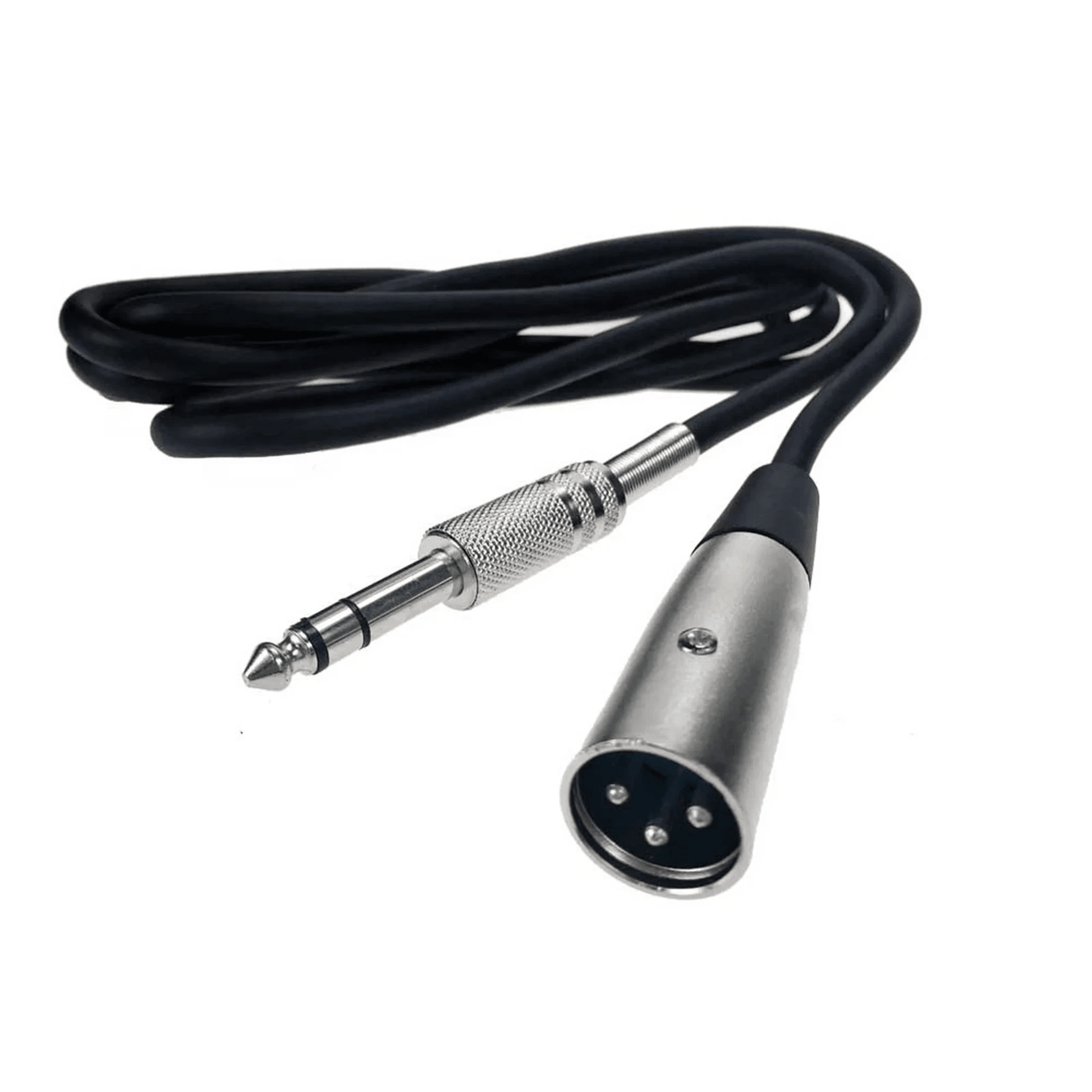 XLR 3Pin Male To 14 TS Plug Mono Microphone Cable Unbalanced Shielded Audio Cord For Mixer Amplifie 3