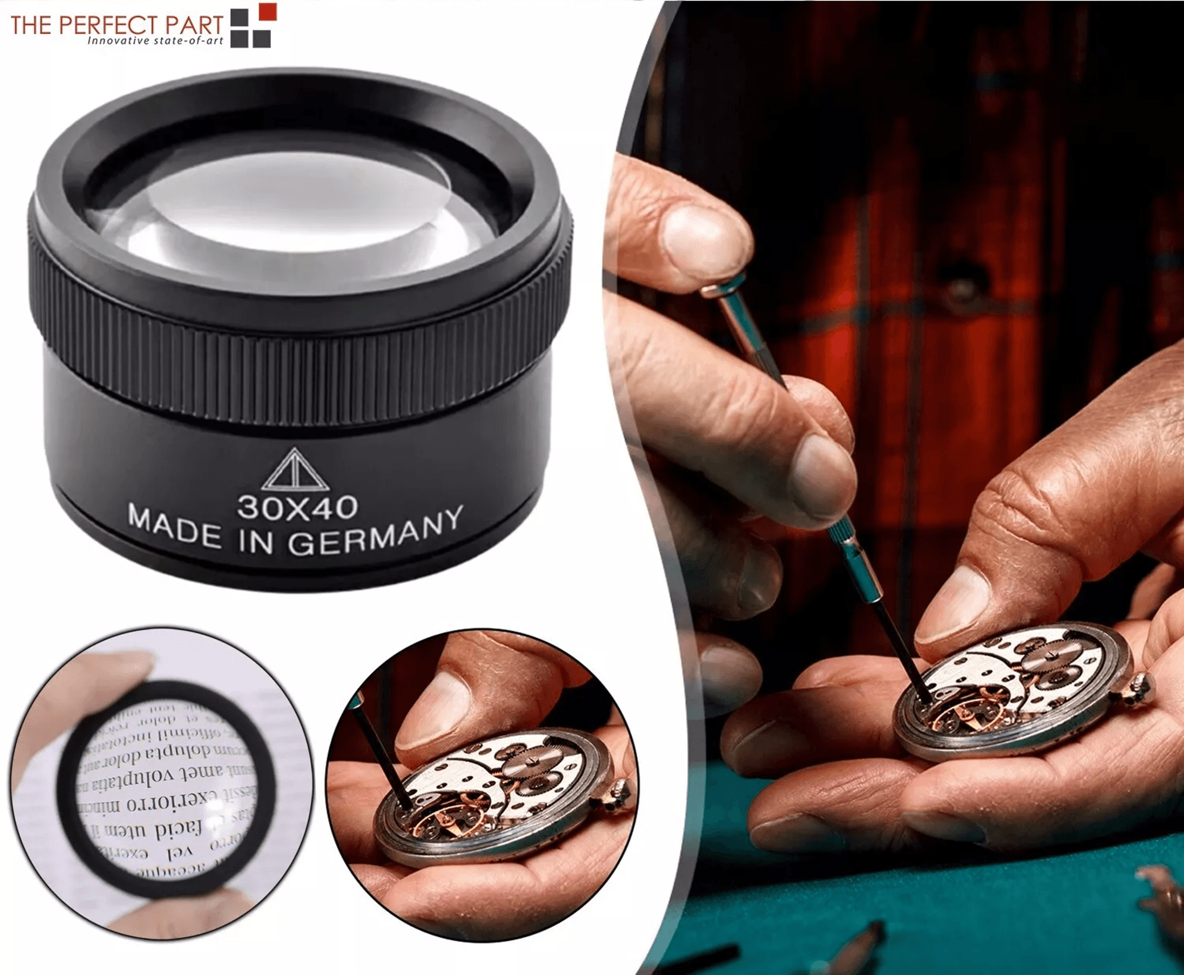 Optical Magnifier Jewelry Watch Repair Tool Magnifying Glass Eye Loupes Loop With Clear Lens For Pr 0