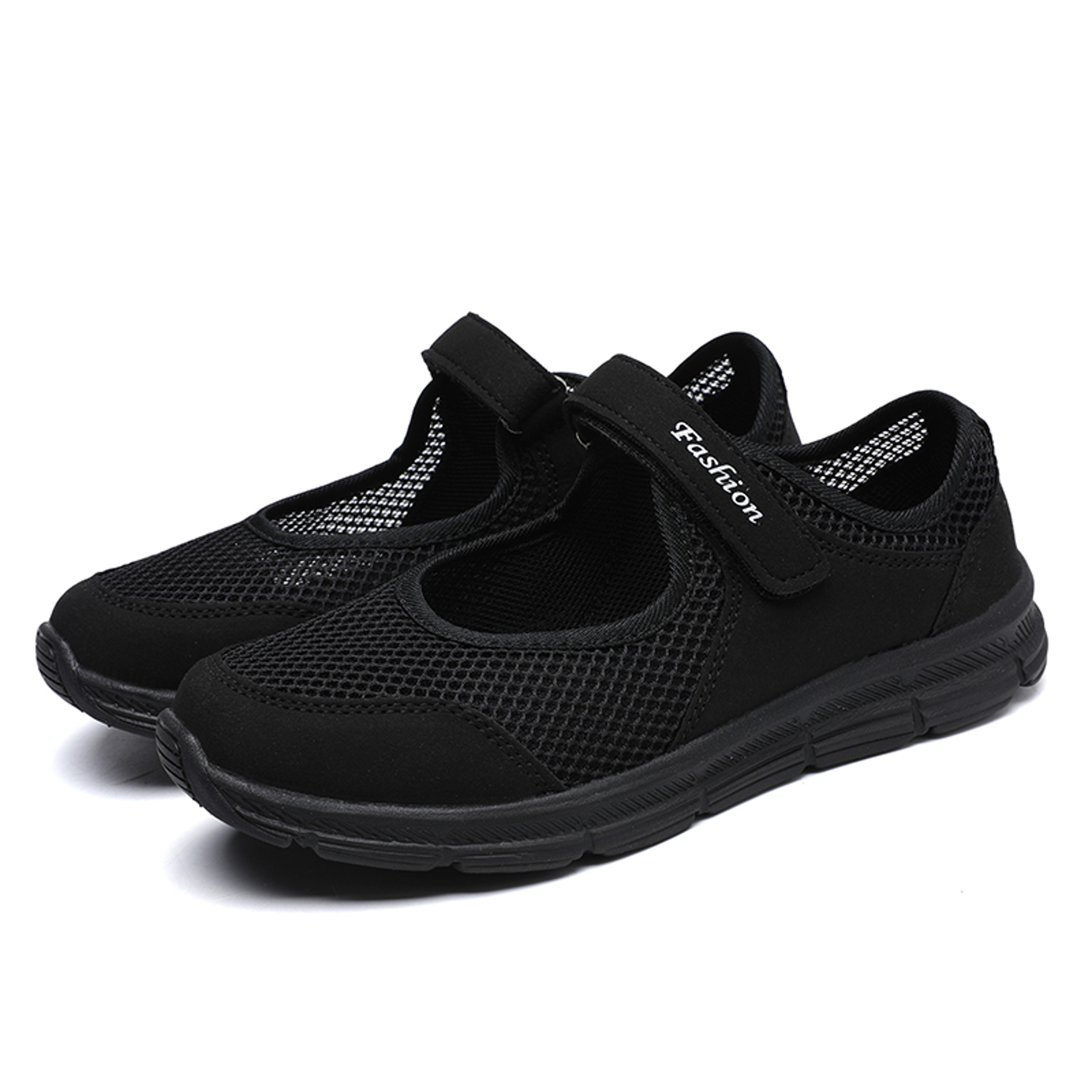 White Fashion Women Sneakers, Breathable Mesh Vulcanized Casual Walking Shoes for Work, Gym, Travel, Everyday Comfort – view 11