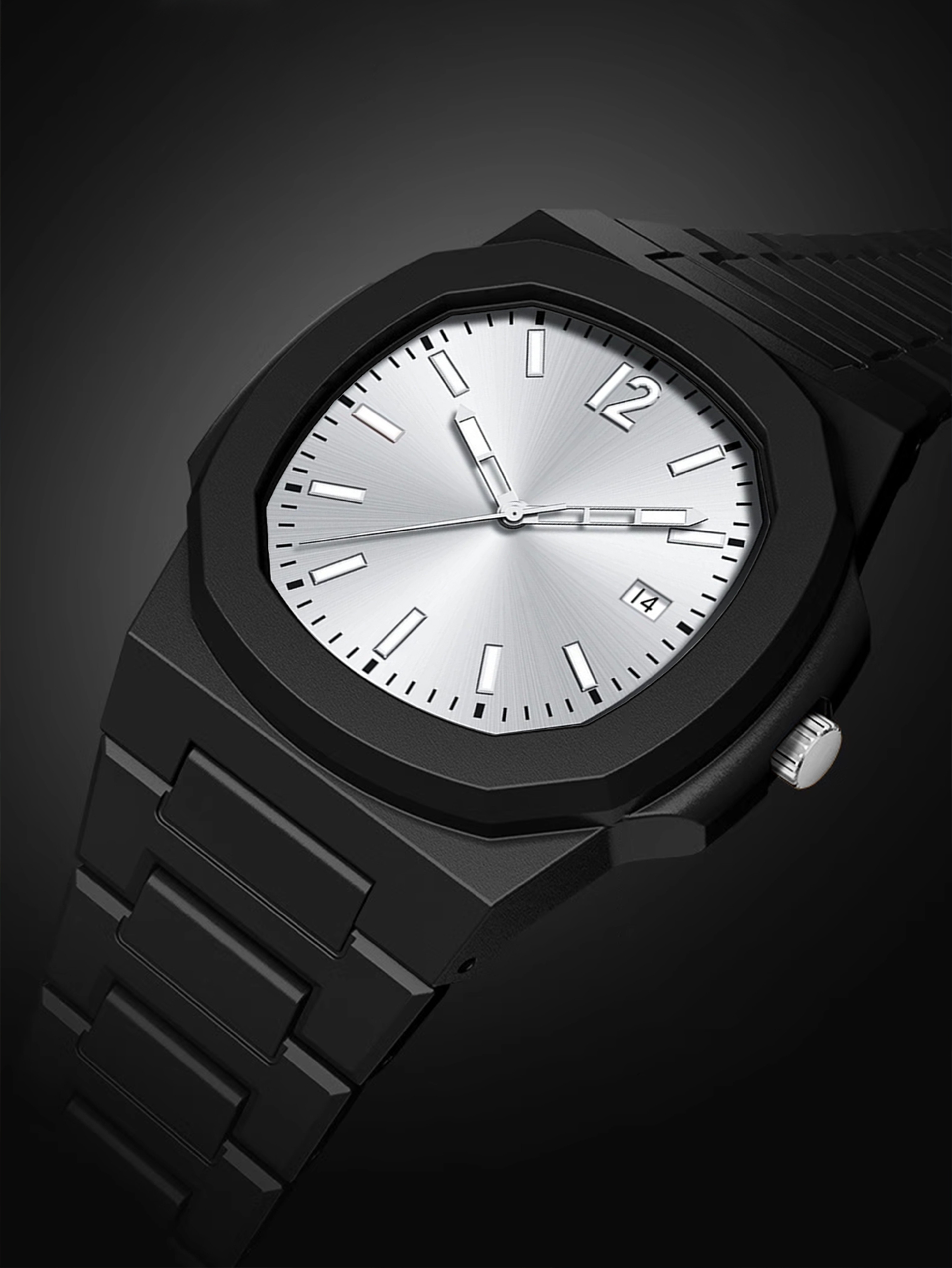 TOMI Mens Fashion Quartz Watch with Calendar, Simple Dial, Gift Box for Men, Multifunctional Style, Adjustable Strap – view 3