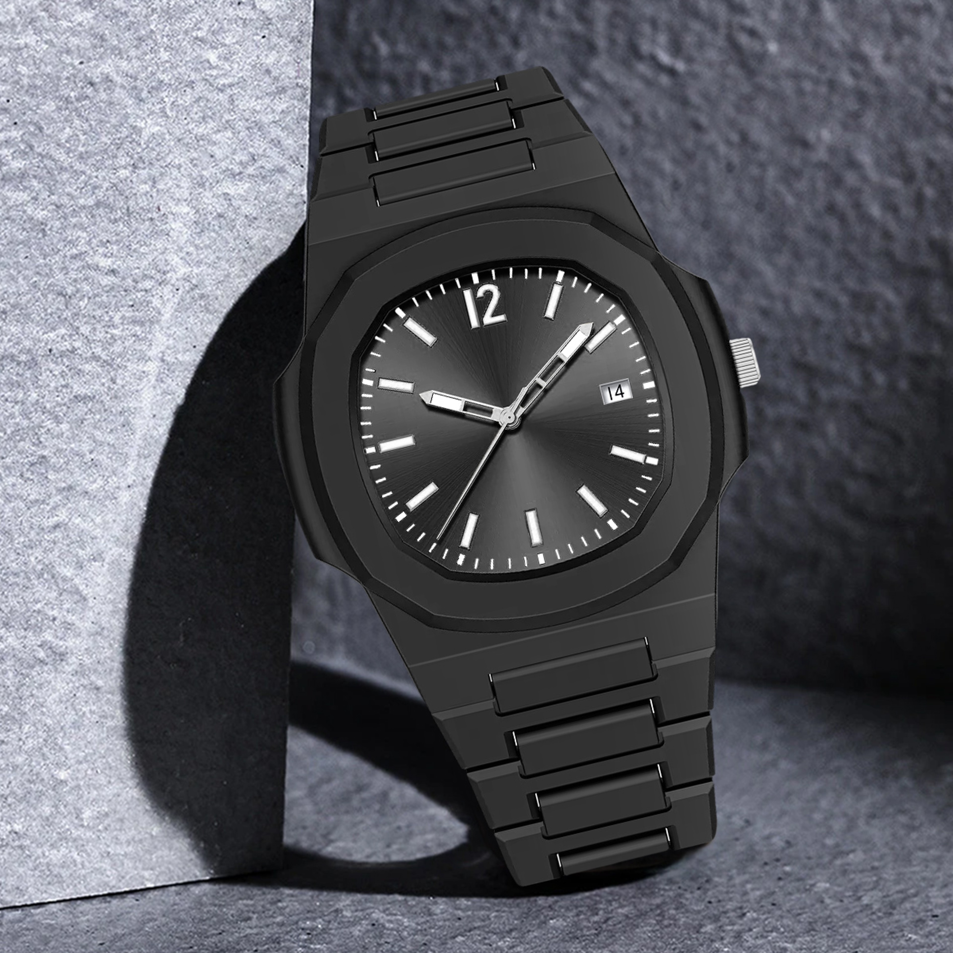 TOMI Mens Fashion Quartz Watch with Calendar, Simple Dial, Gift Box for Men, Multifunctional Style, Adjustable Strap – view 8