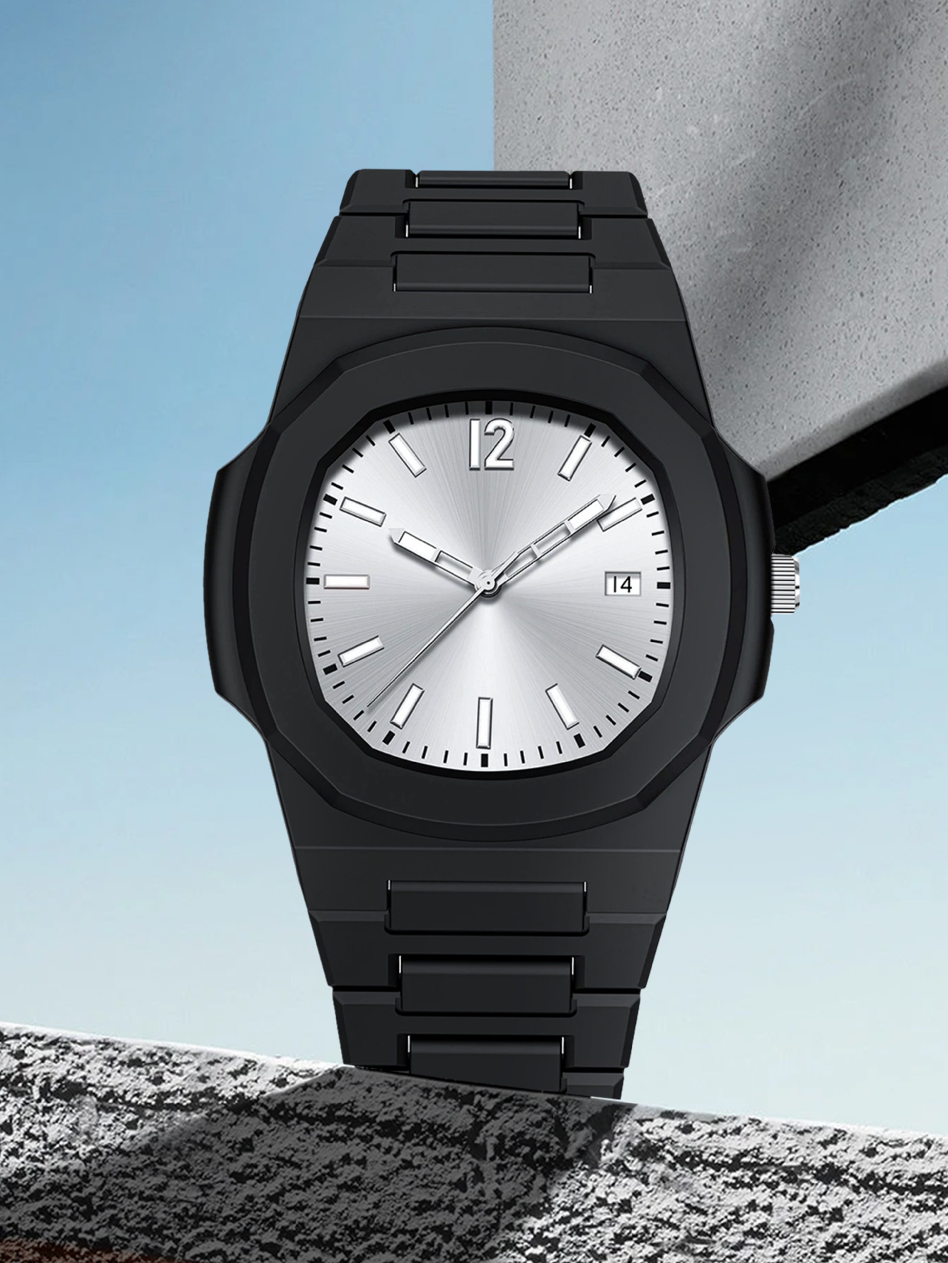 TOMI Mens Fashion Quartz Watch with Calendar, Simple Dial, Gift Box for Men, Multifunctional Style, Adjustable Strap – view 9