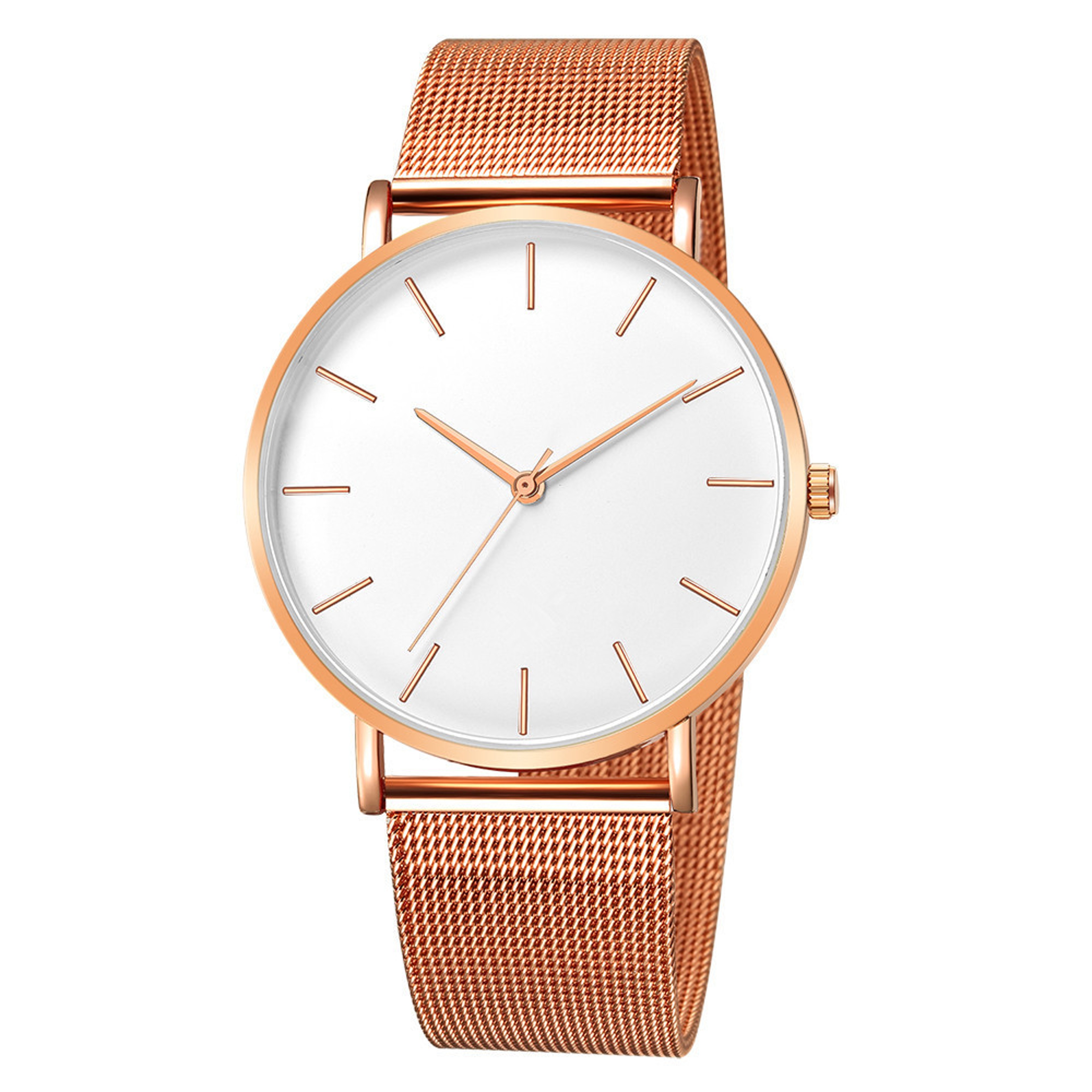 Simple Men Business Stainless Steel Mesh Belt Quartz Watch, Ultra Thin Fashion Watch, Casual Relogio Masculino – view 14
