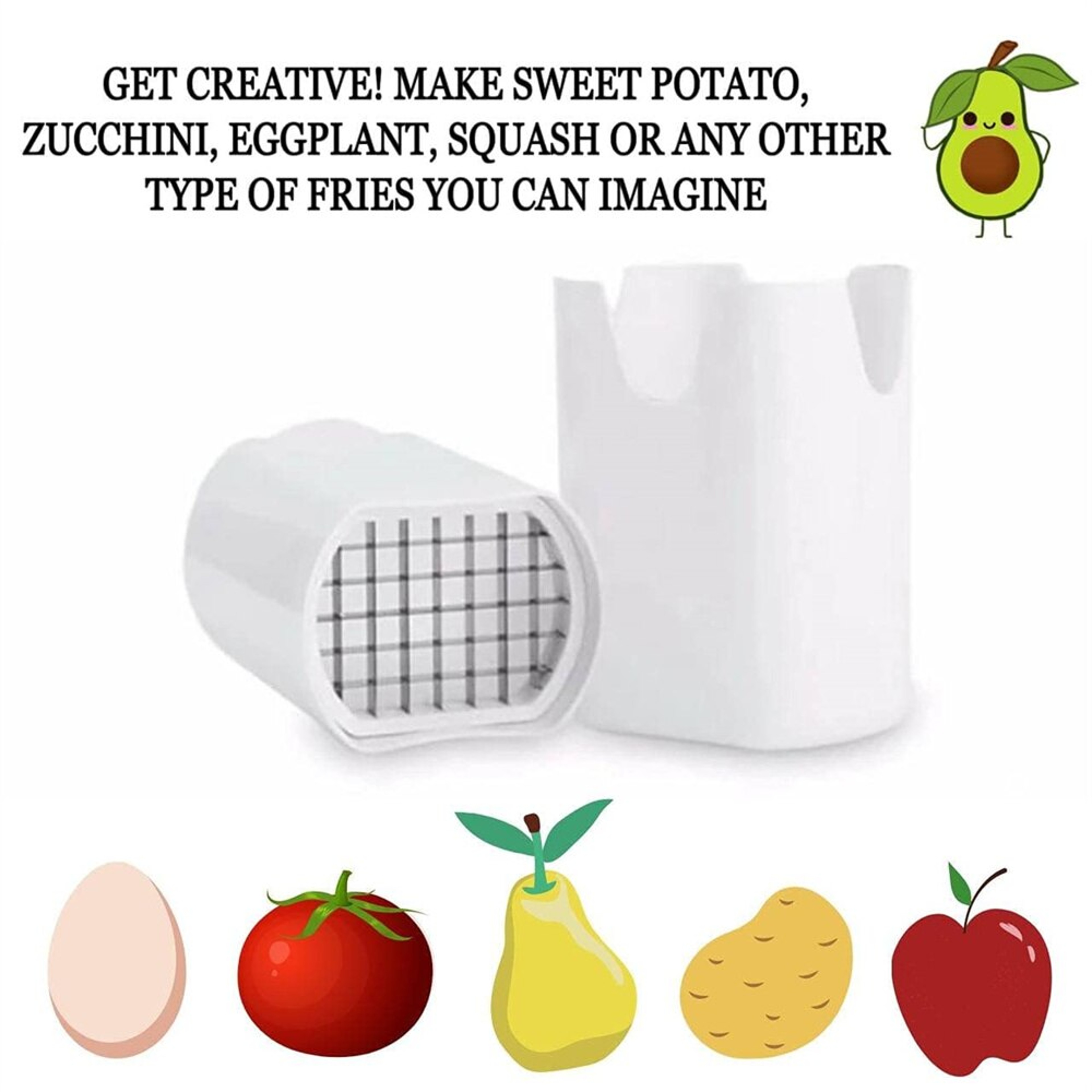 Premium French Fry Cutter  Vegetable Slicer With Rapid Potato Cutting Tool 4