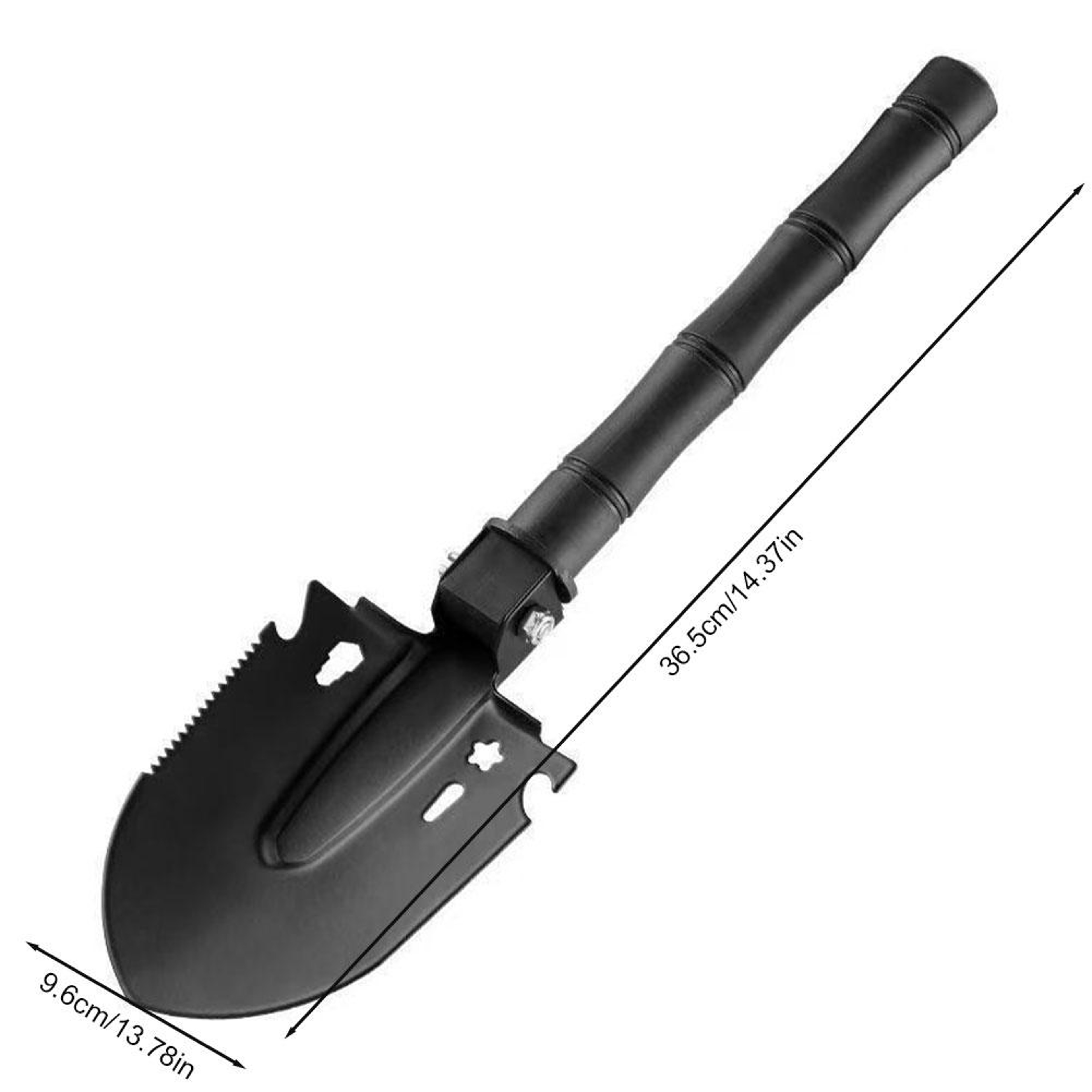 Tactical Military Folding Shovel High Carbon Steel Survival Tool  Multi Function Camping Gear 6