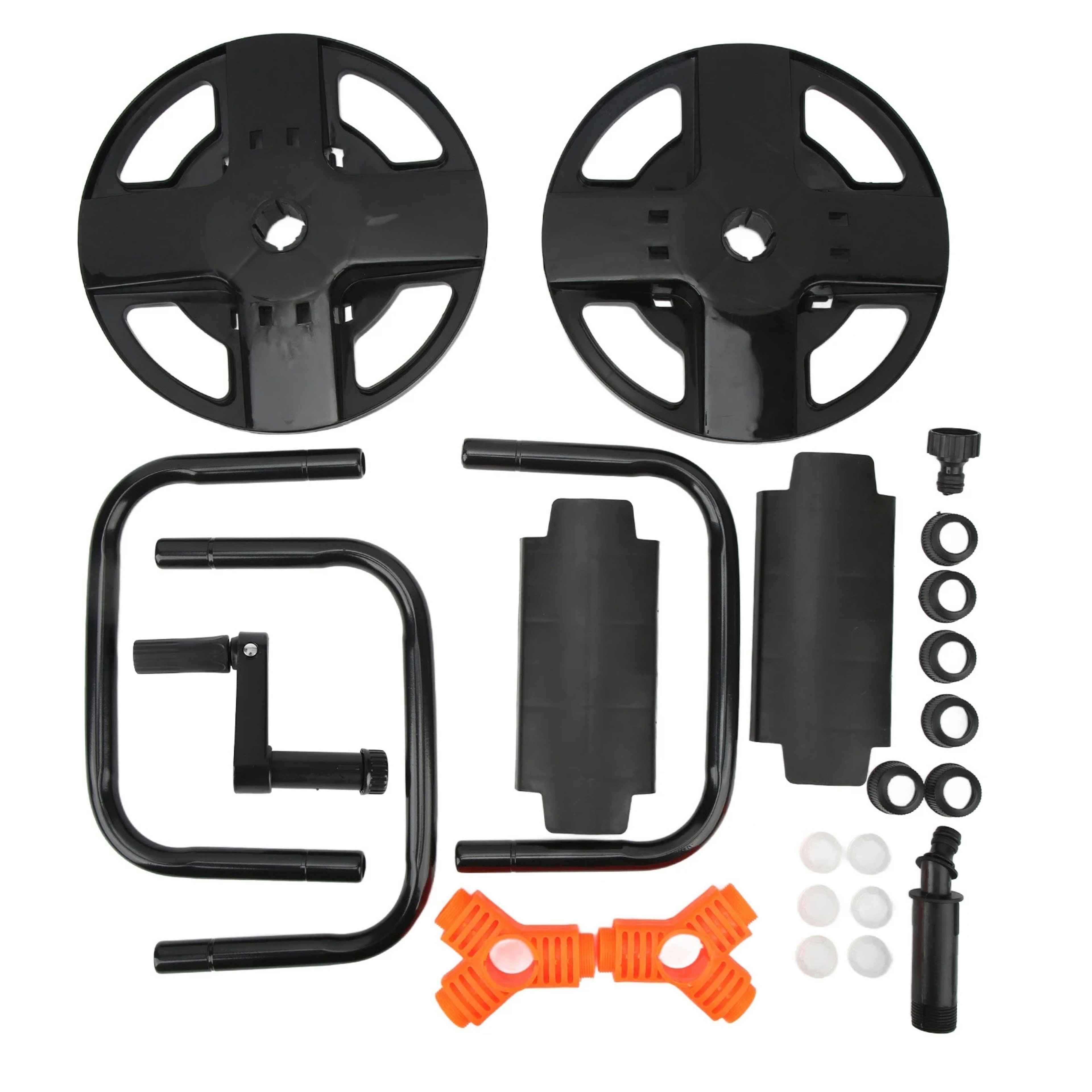 Premium Portable Garden Hose Reel  Water Pipe Storage Rack Easy Hose Coiler 4