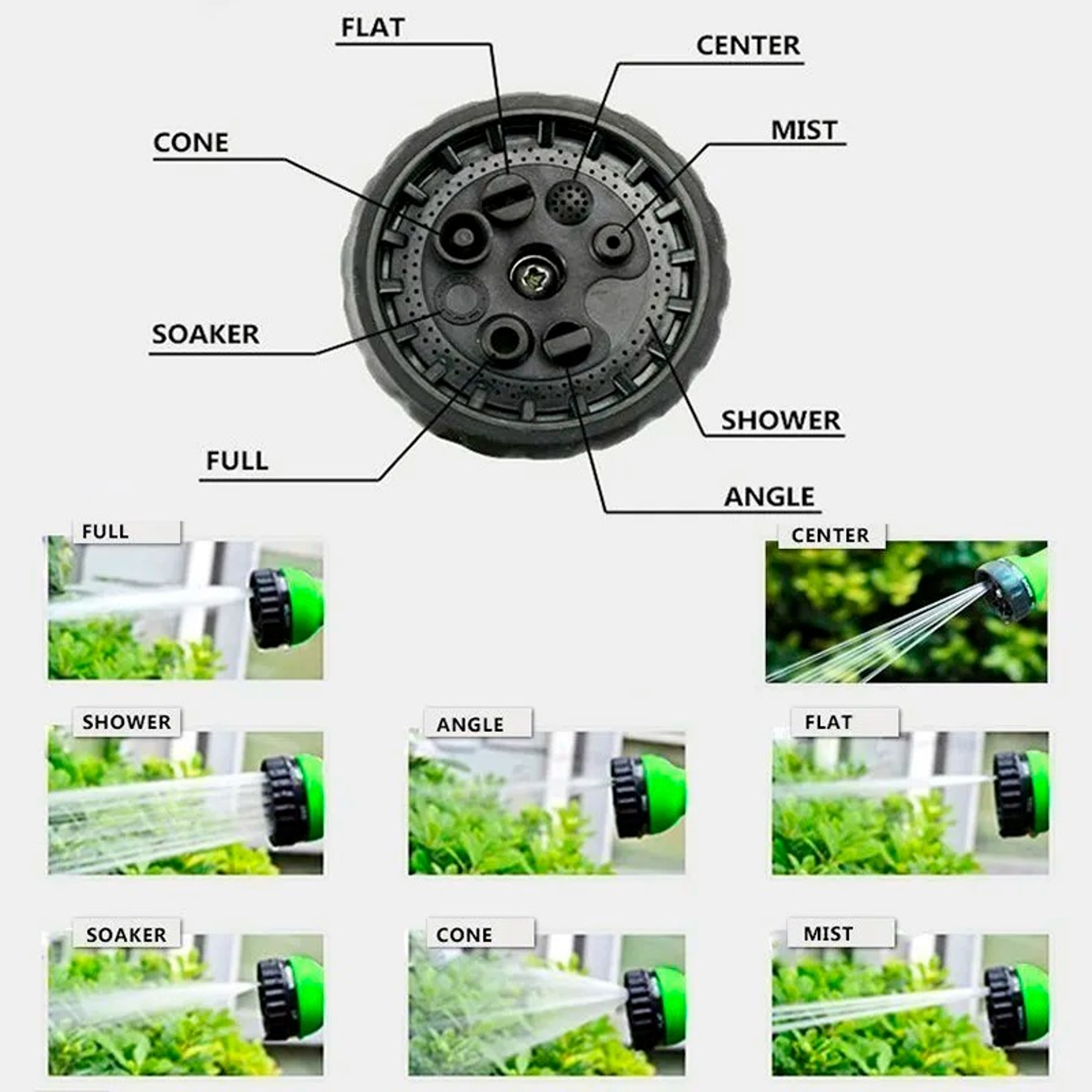 High Pressure Garden Hose Nozzle for Car Washing Lawn Watering & Outdoor Cleaning – view 5