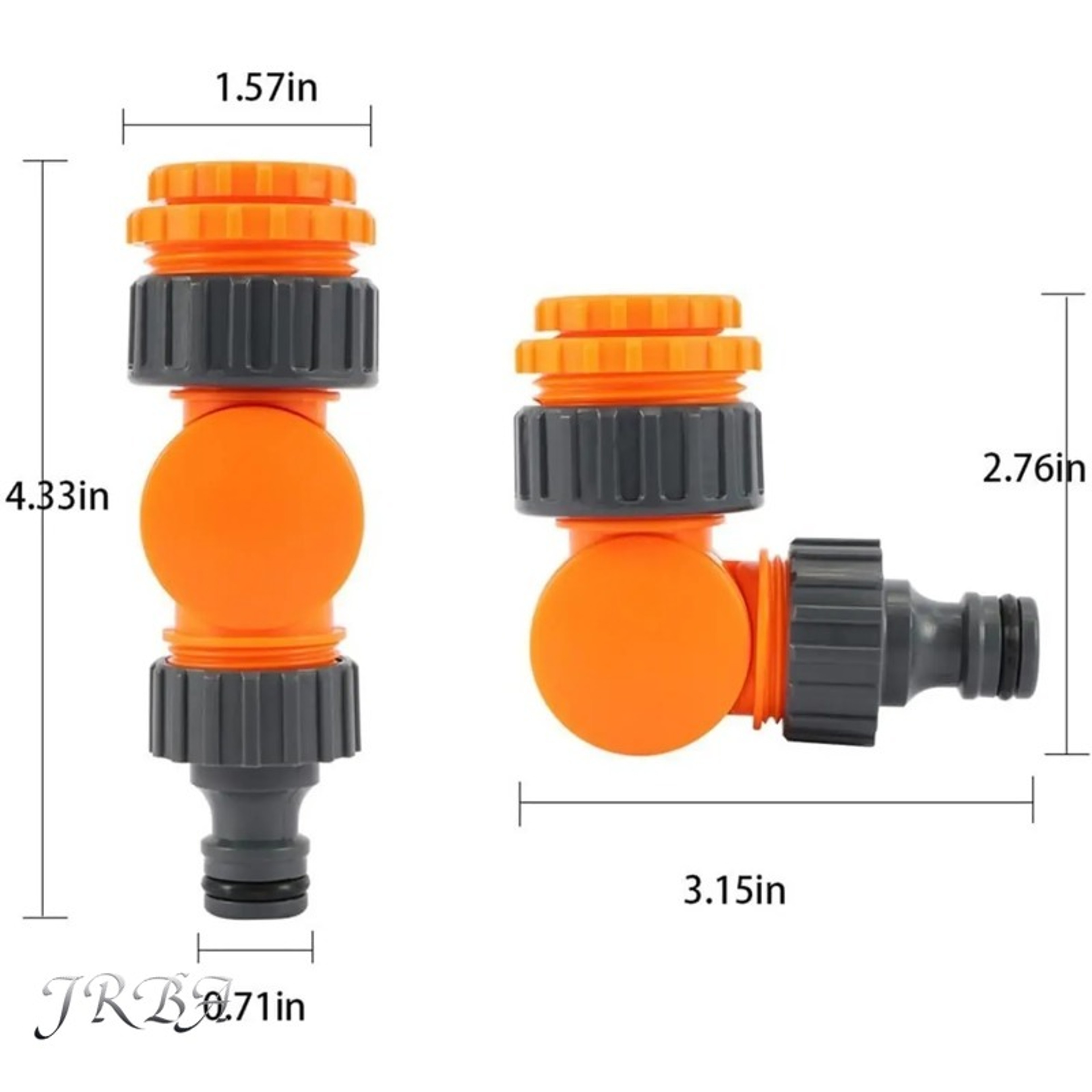 Premium Garden Hose Connector  Faucet Adapter Quick Connect Irrigation Fitting 4