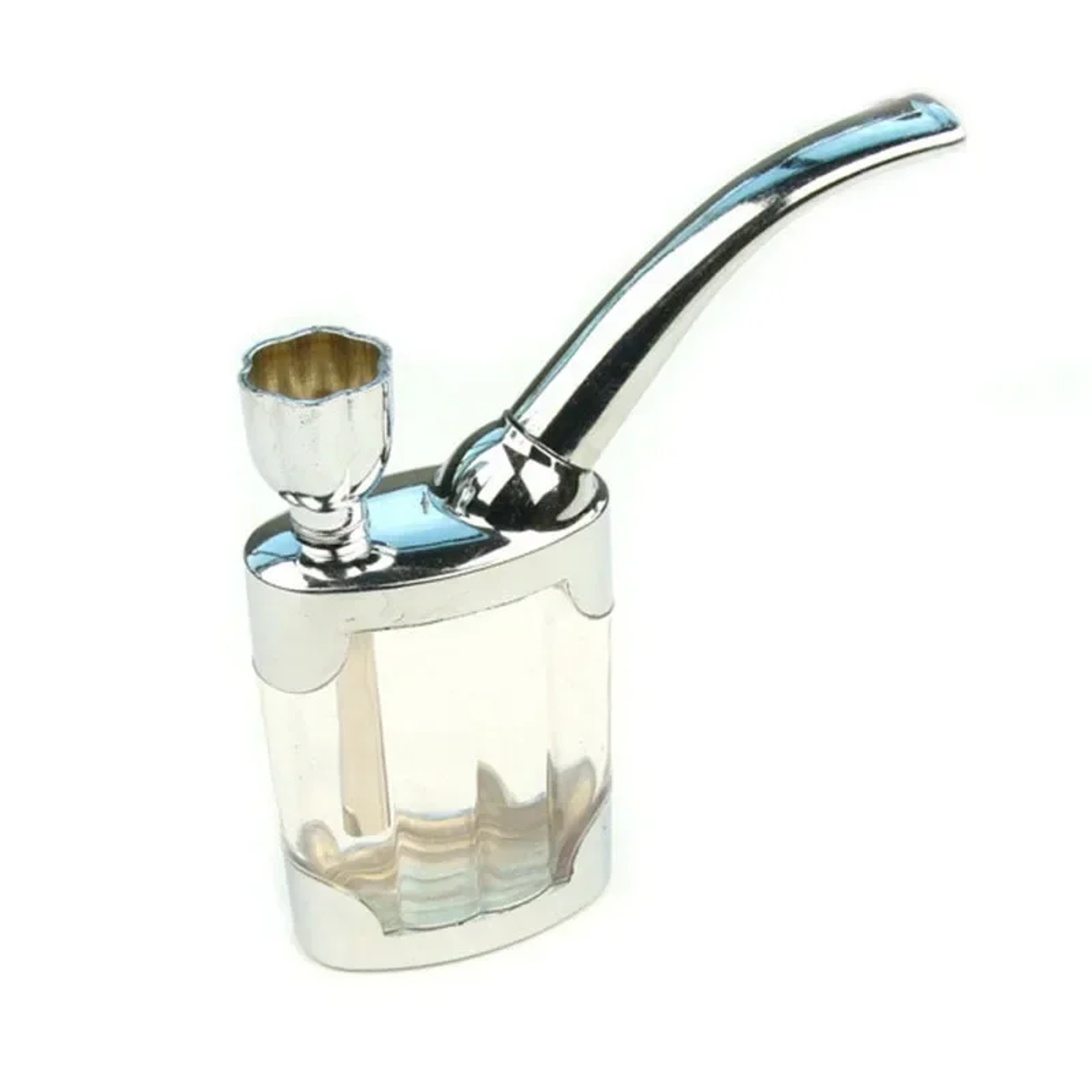 CleanFlow Acrylic Smoking Pipe With Dual Microfilter And 8mm Cigarette Holder 5
