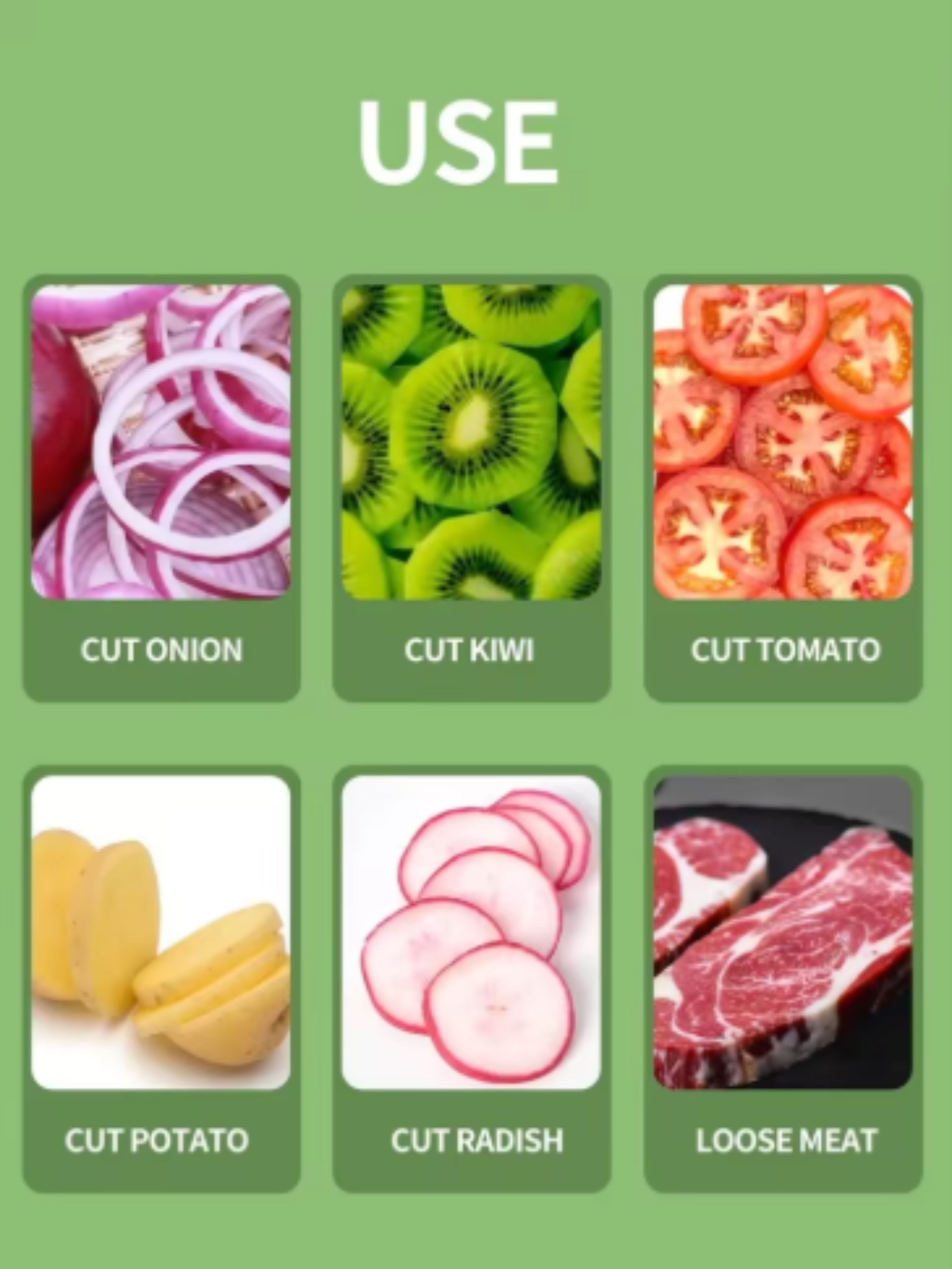 Stainless Steel Onion Slicer Holder And Vegetable Cutting Guide 1