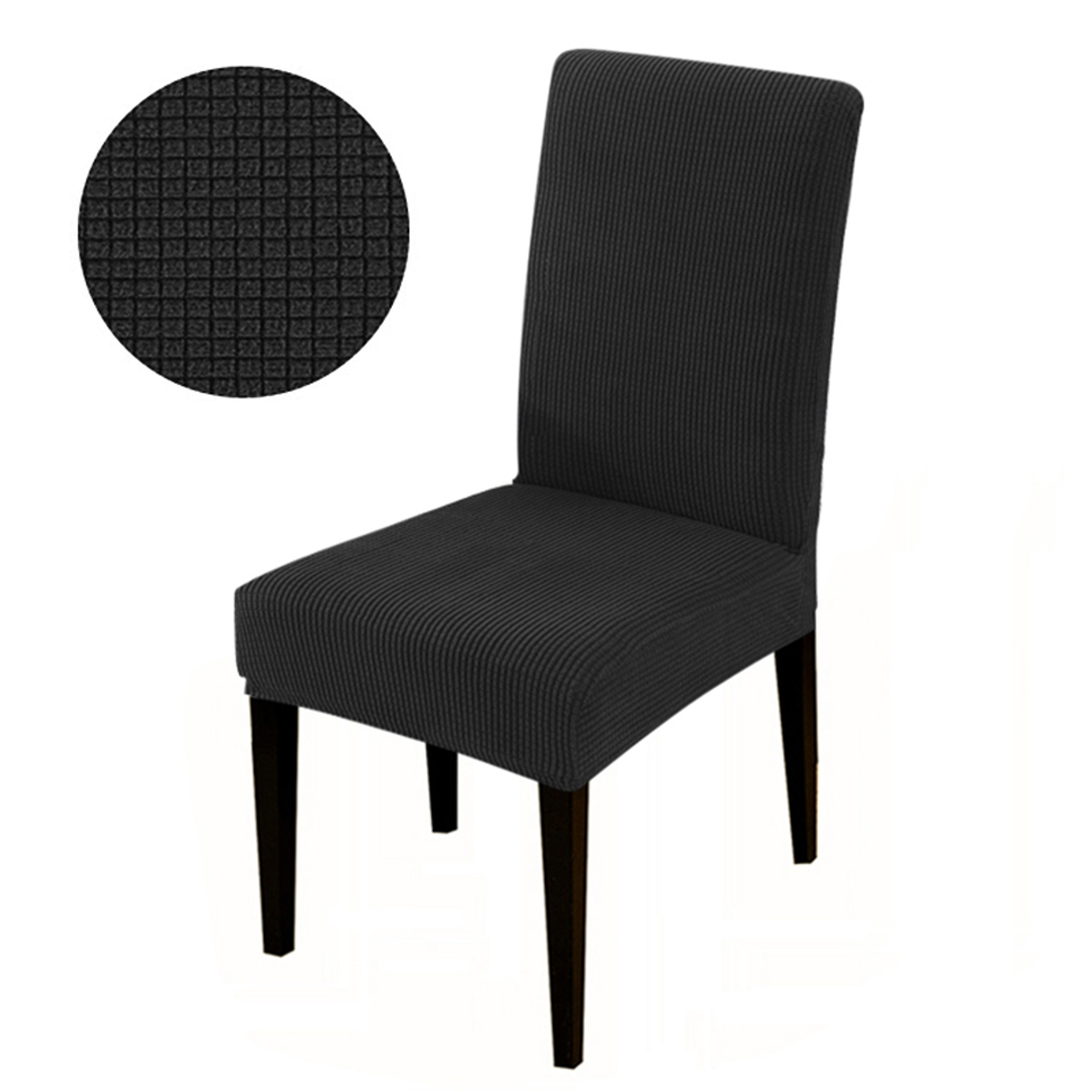 Universal Elastic Chair Covers, Stretchable Slipcovers for Dining Room Chairs, Living Room Office, Machine Washable – view 22