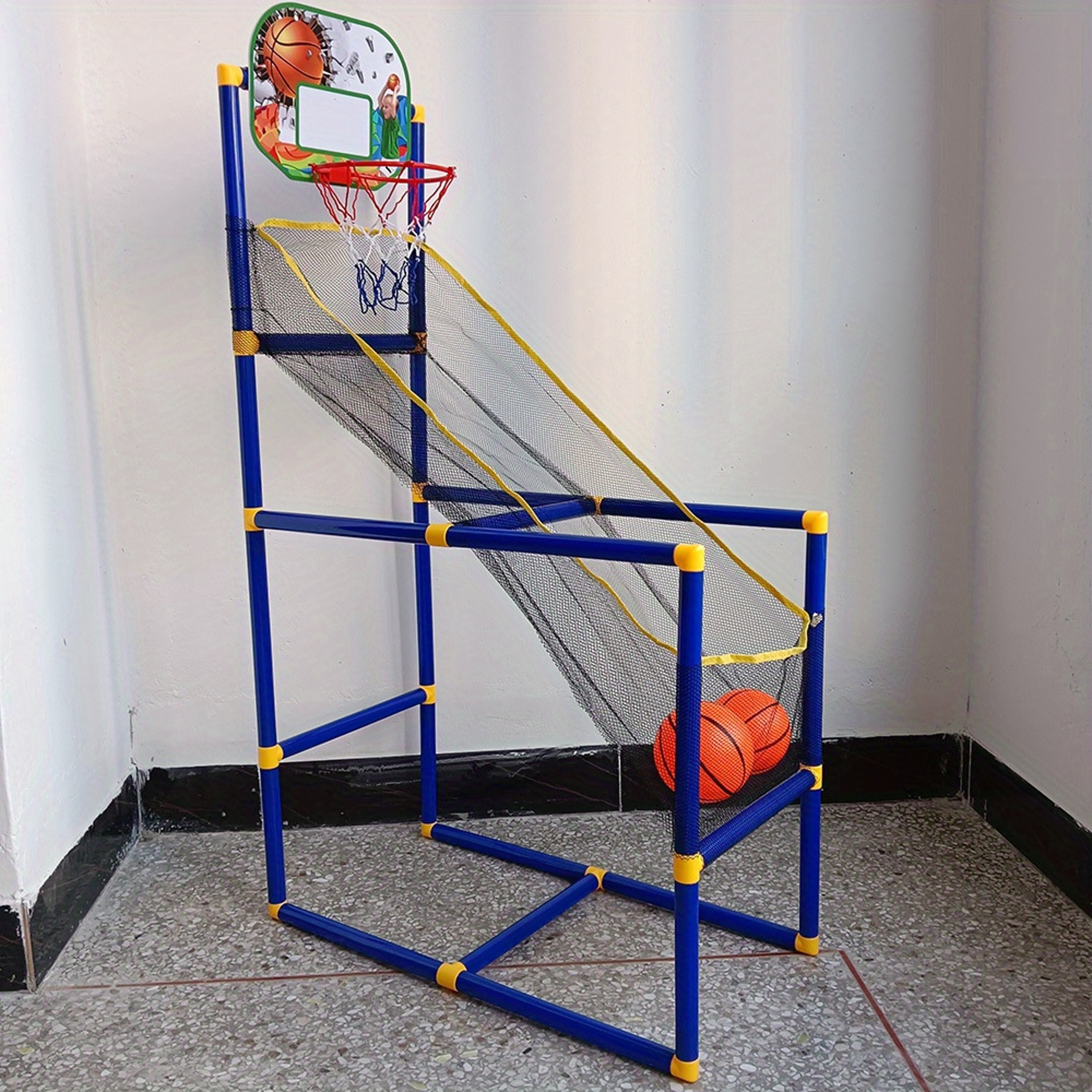 Portable Basketball Arcade Game Set, for Indoor and Outdoor Play, Easy Setup with Air Pump, Ideal Gift for Kids, Holiday – view 6