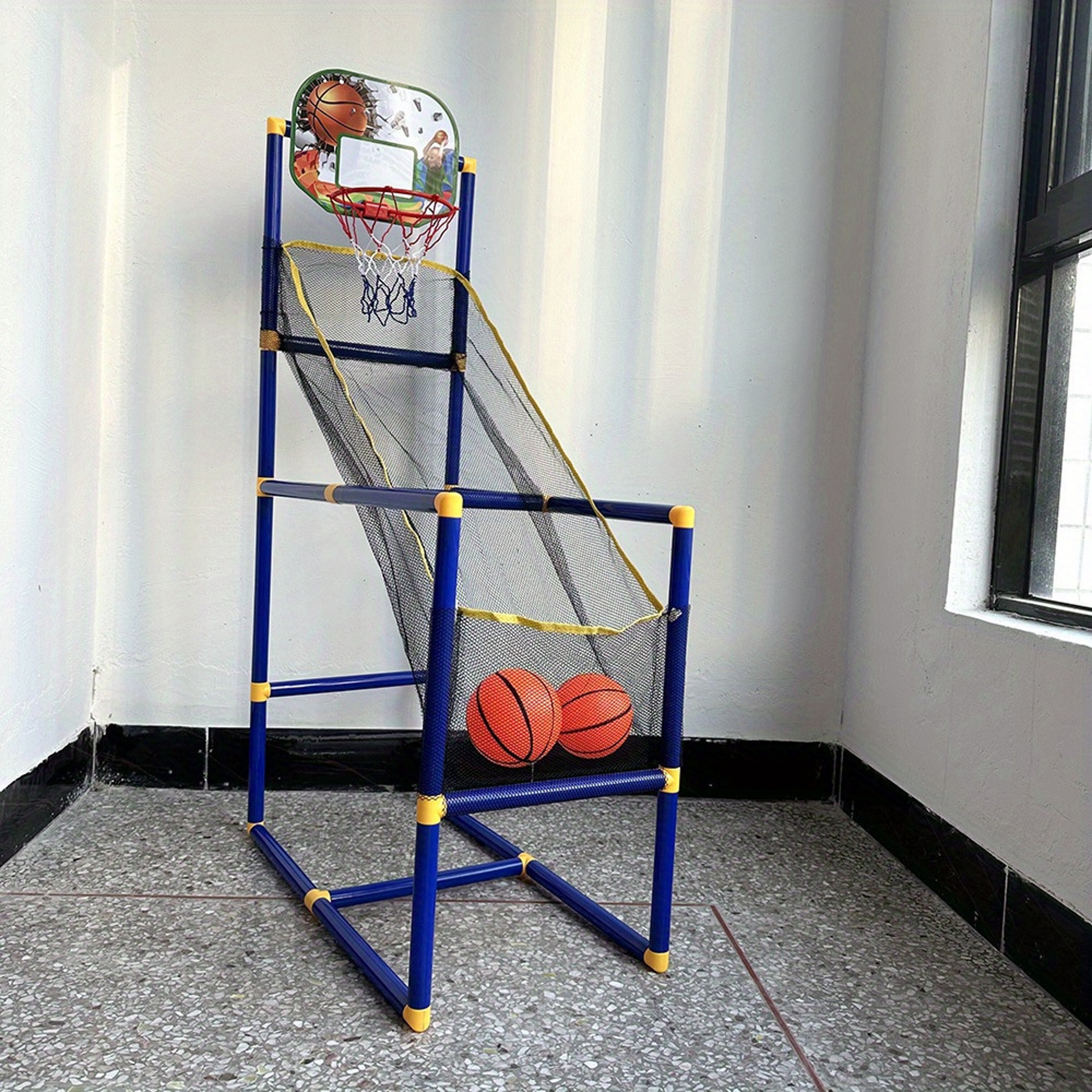 Portable Basketball Arcade Game Set, for Indoor and Outdoor Play, Easy Setup with Air Pump, Ideal Gift for Kids, Holiday – view 7