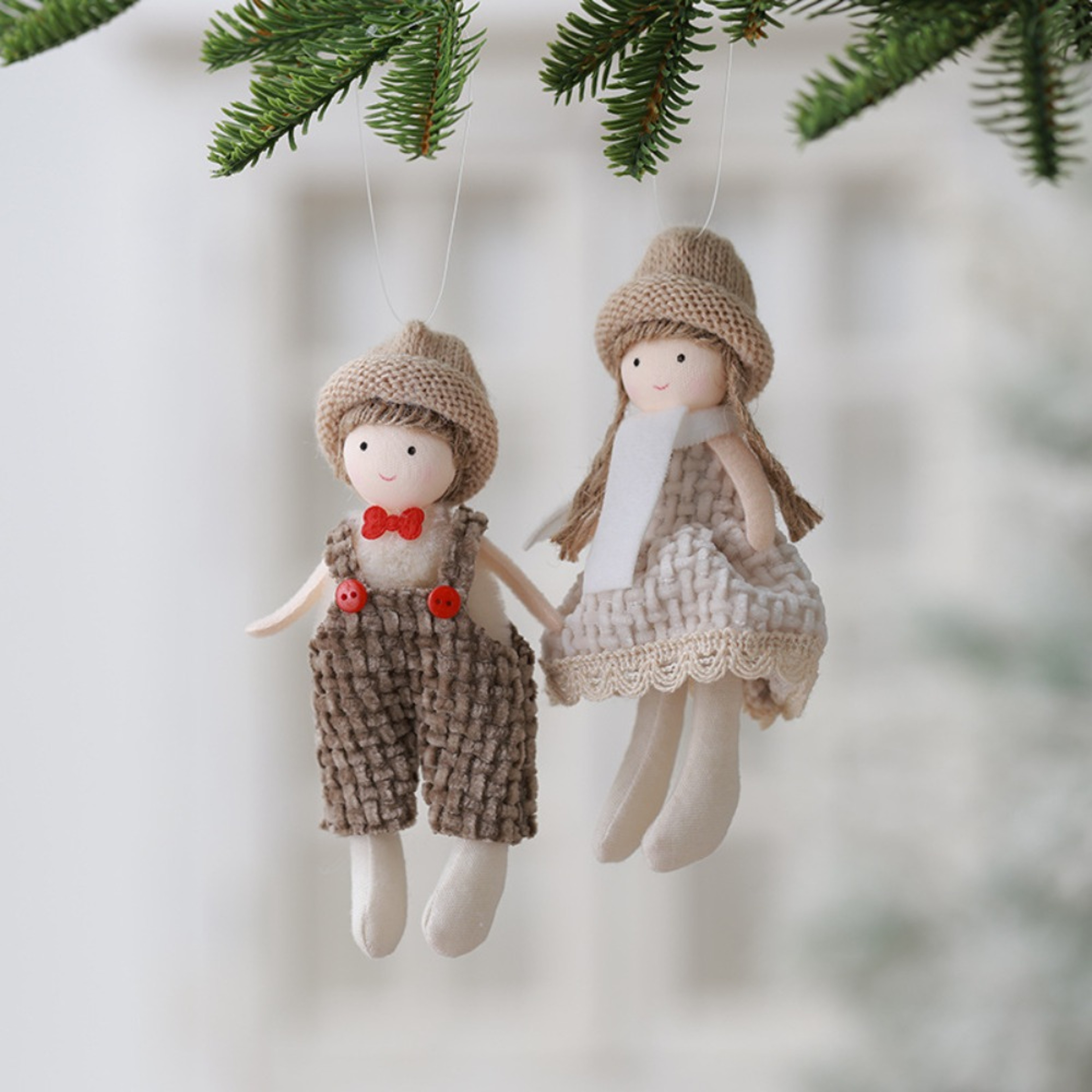 Christmas Plush Angel Doll Pendant Lovely Boys Girls Tree Hanging Decoration Cute Merry Christmas P 4
