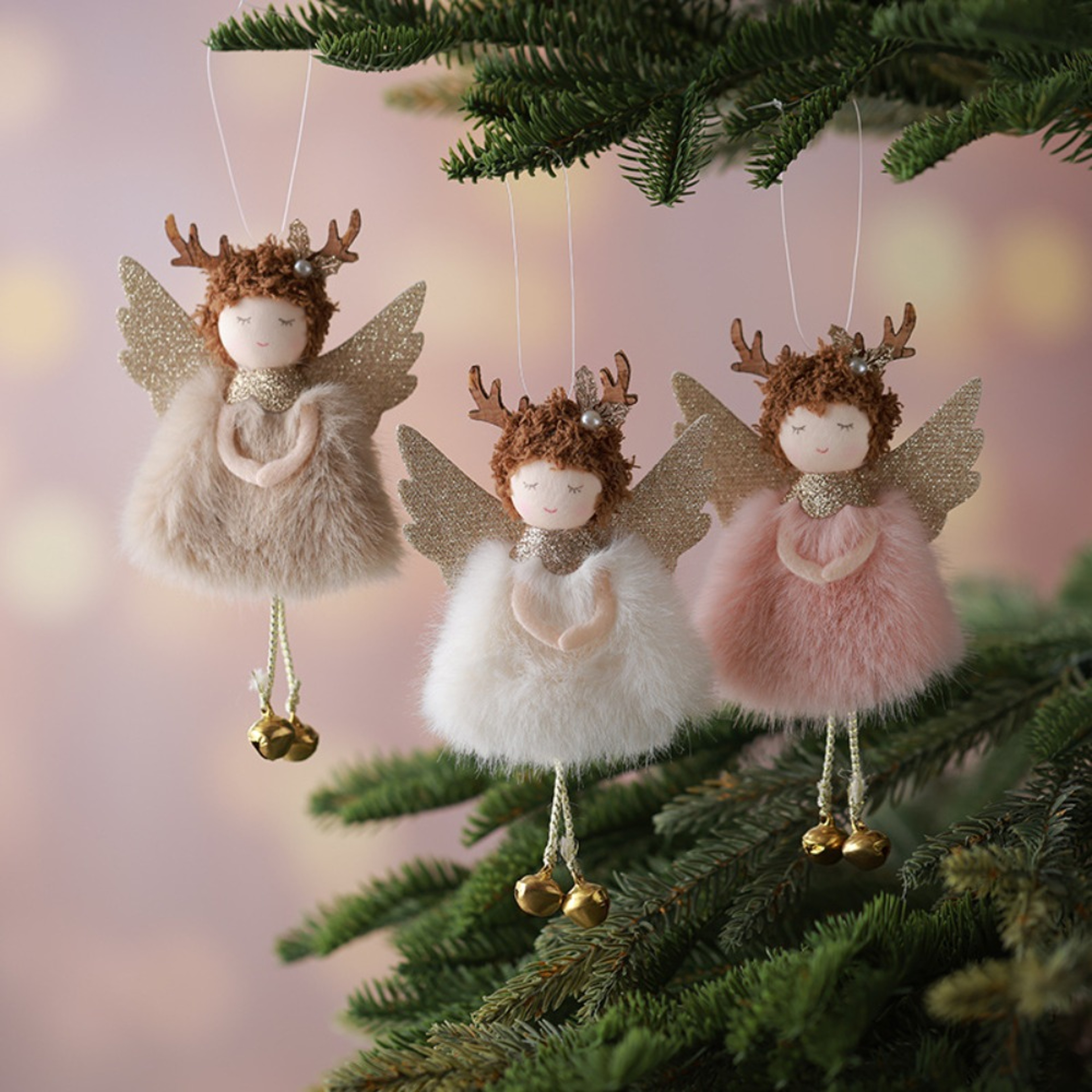 Christmas Plush Angel Doll Pendant Lovely Boys Girls Tree Hanging Decoration Cute Merry Christmas P 12
