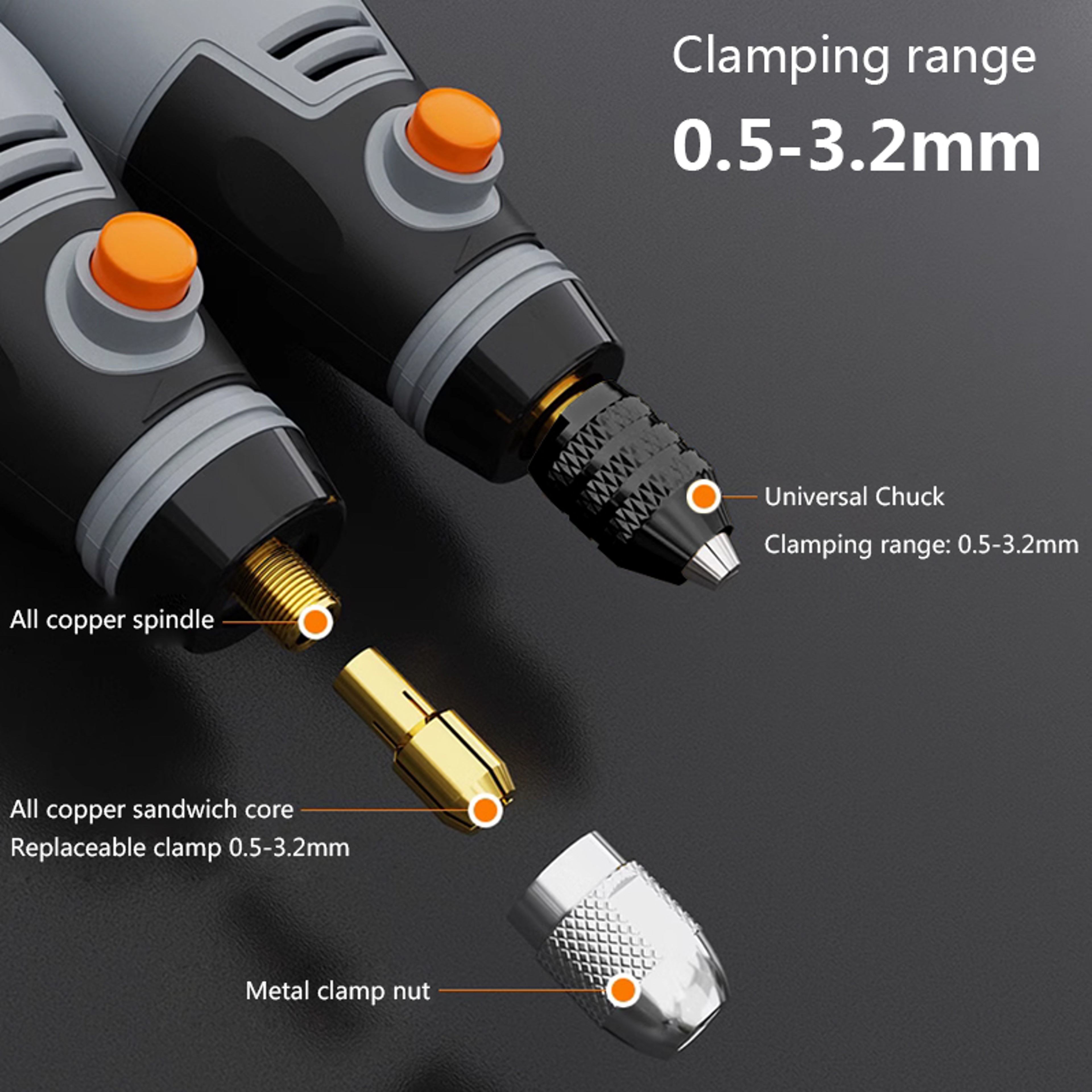 Mini Wireless Drill, Electric 3-Speed Engraving Pen & Cordless Rotary Tool for DIY, Polishing, Cutting – view 4