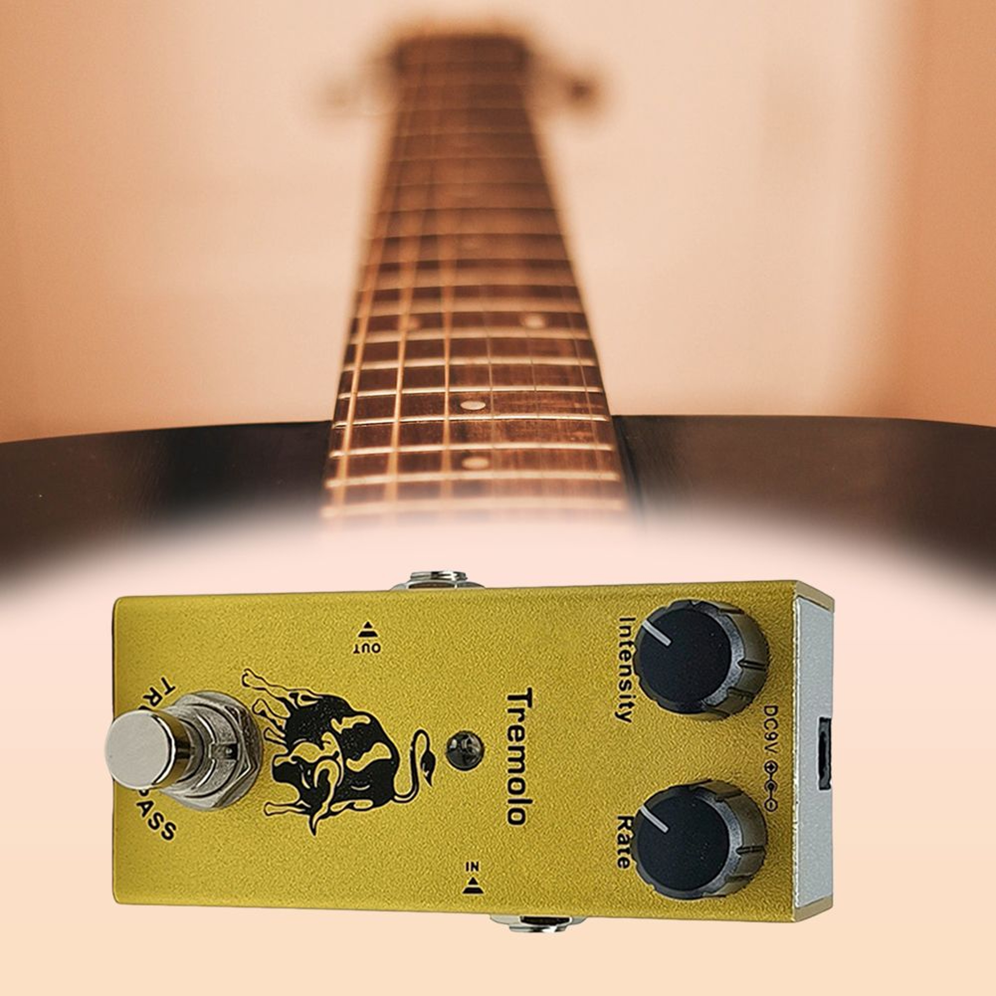MultiEffect Electric Guitar Pedal Classic Overdrive Crunch Distortion Vintage Chorus  Delay 0
