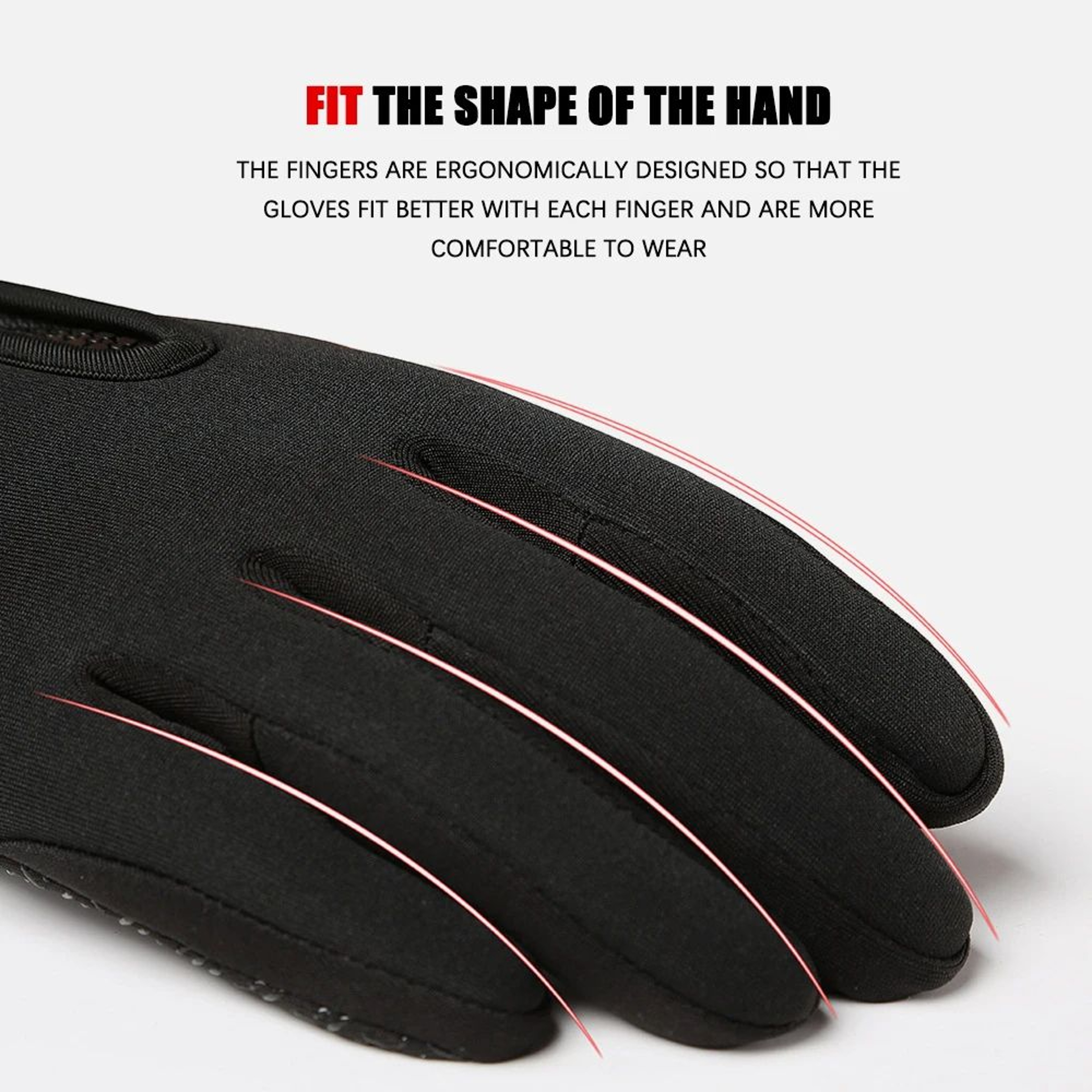 Winter Warm Men  Women Touchscreen Gloves Splash Proof Outdoor Sport Skiing Cycling Fishing Nonslip 3