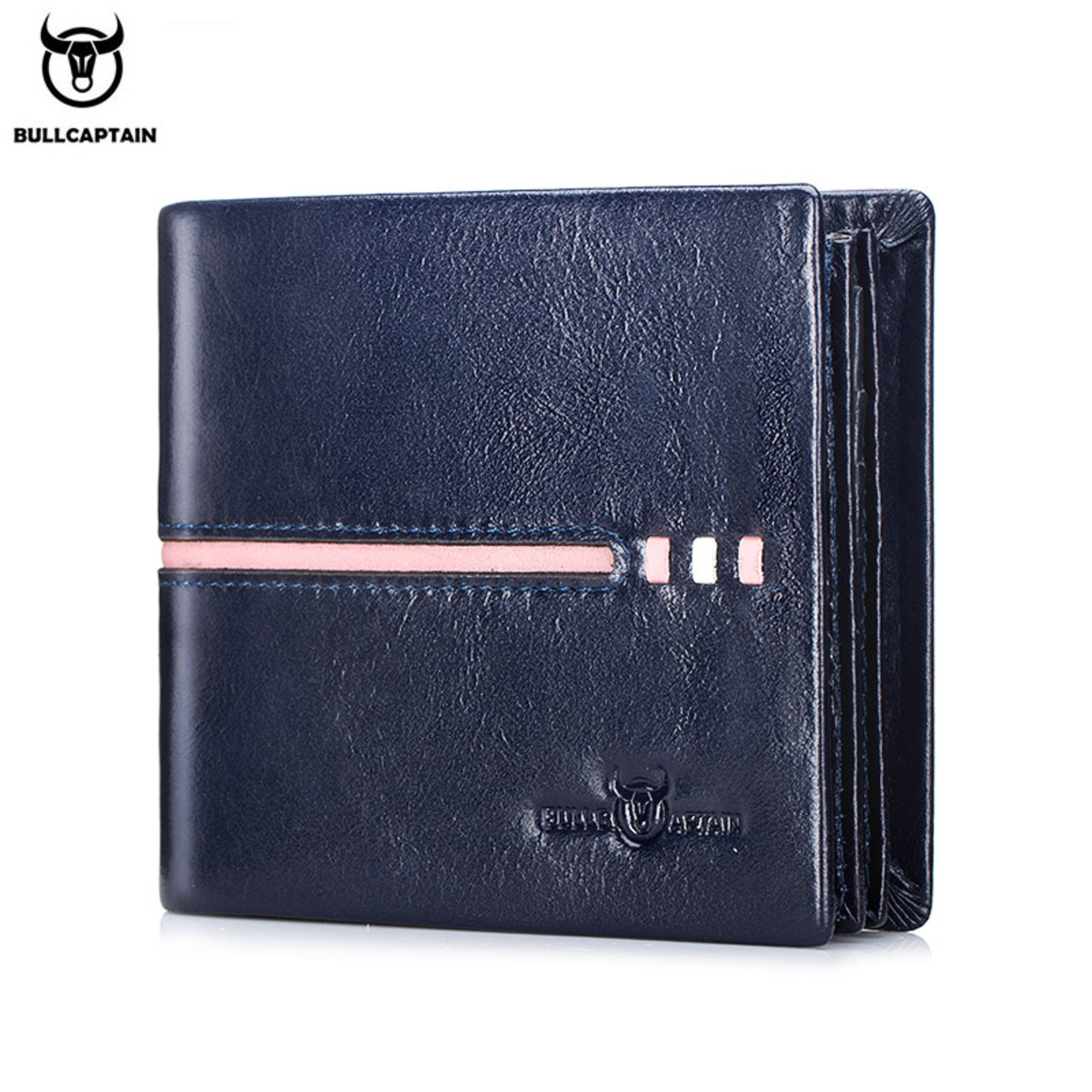 Leather Wallet Men RFID Secure Multi Function Business Purse Designer Card Holder Slim Genuine Leat 7