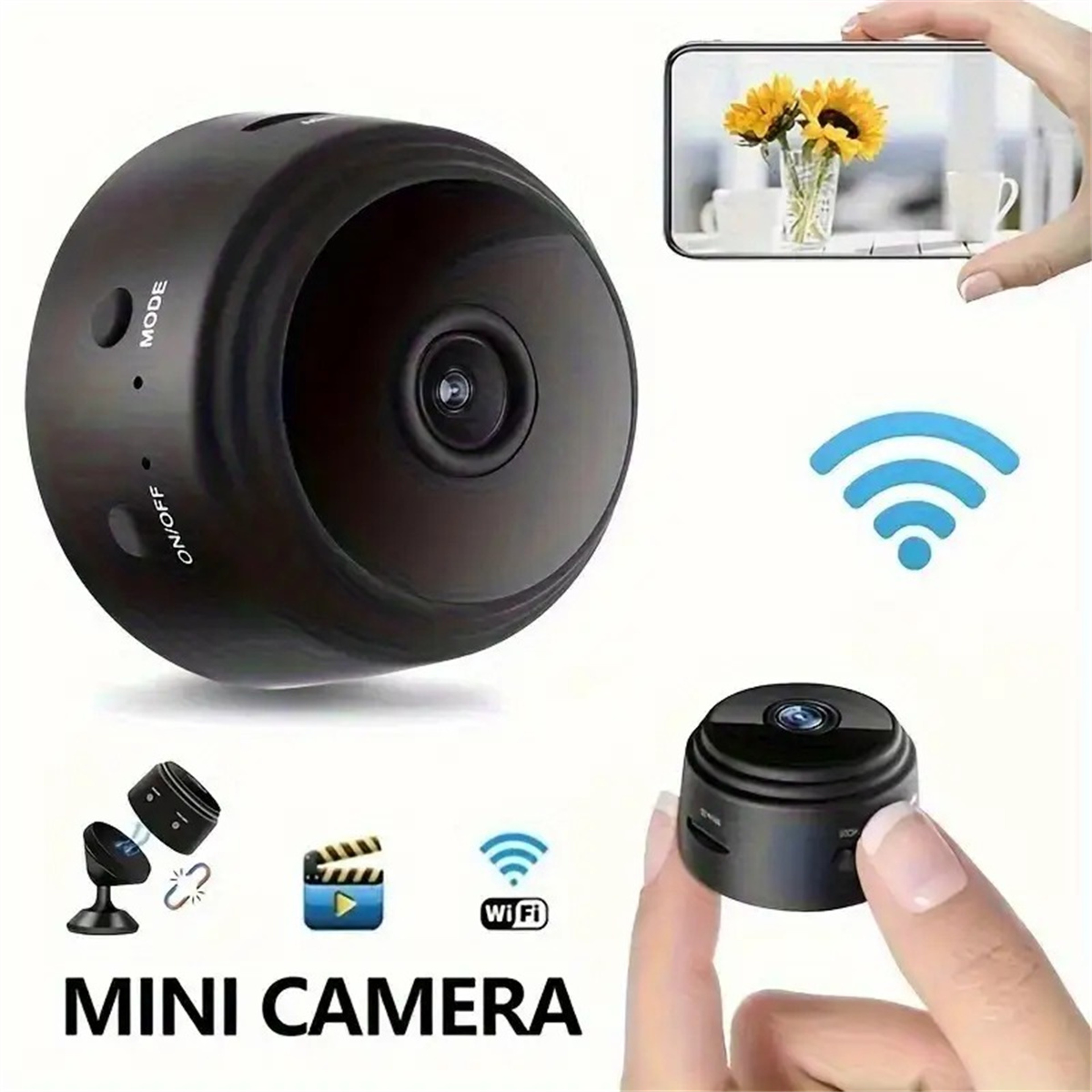 Adjustable Car Headrest Camera Mount For GoPro Filming 1