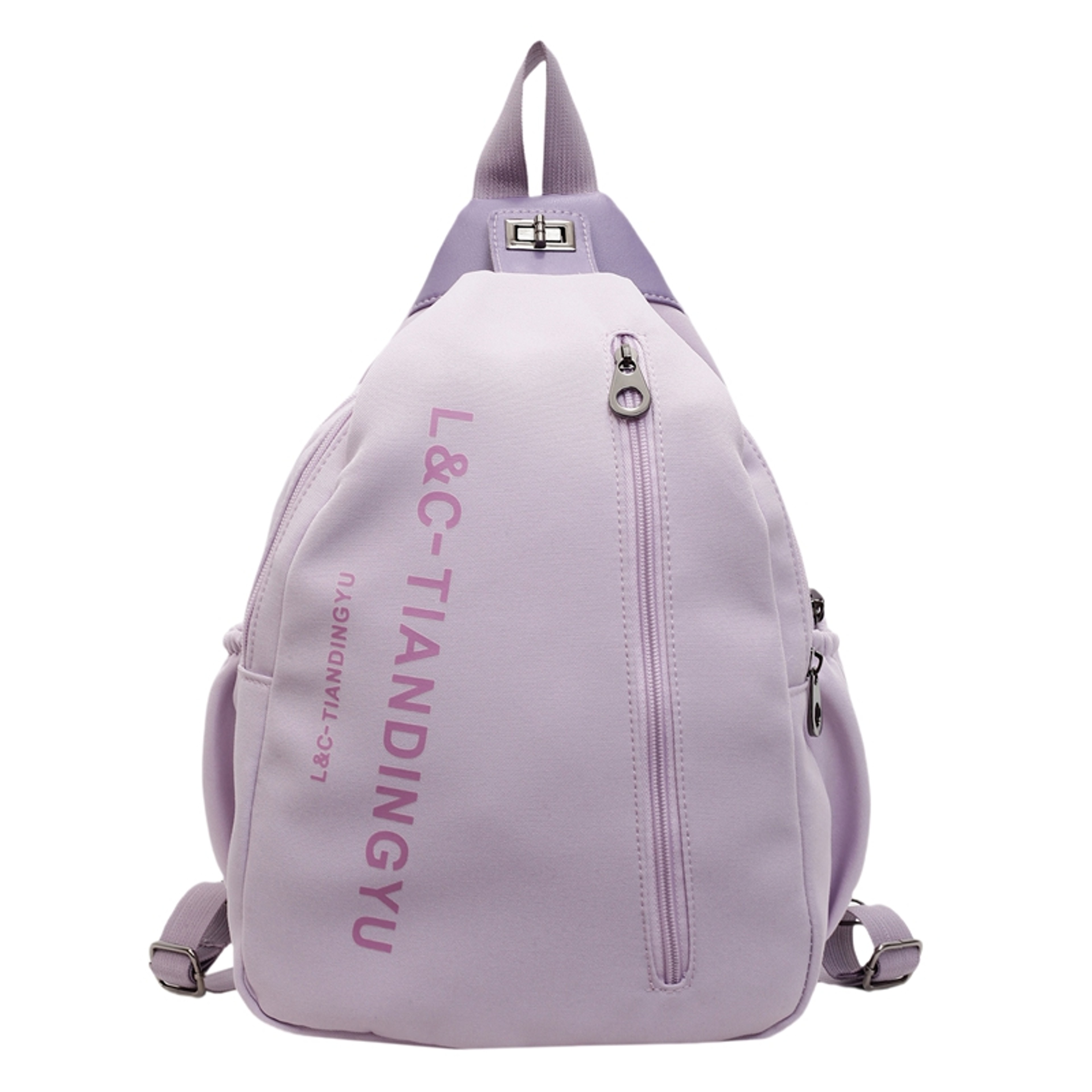 Anti Theft Sling Bag For Women Large Capacity Nylon Chest Crossbody 6