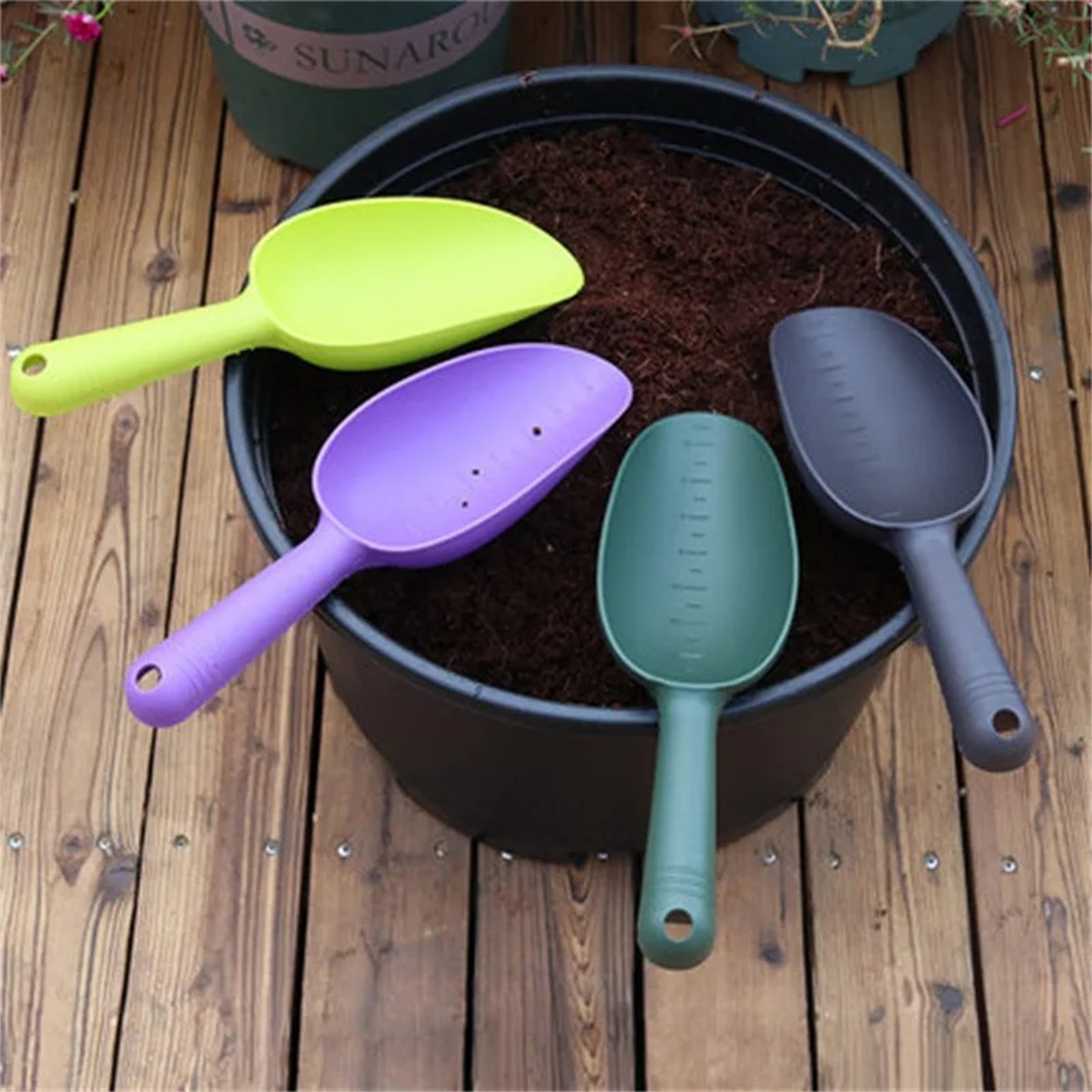 Heavy Duty Garden Trowel Hand Shovel for Digging, Planting and Transplanting – view 3