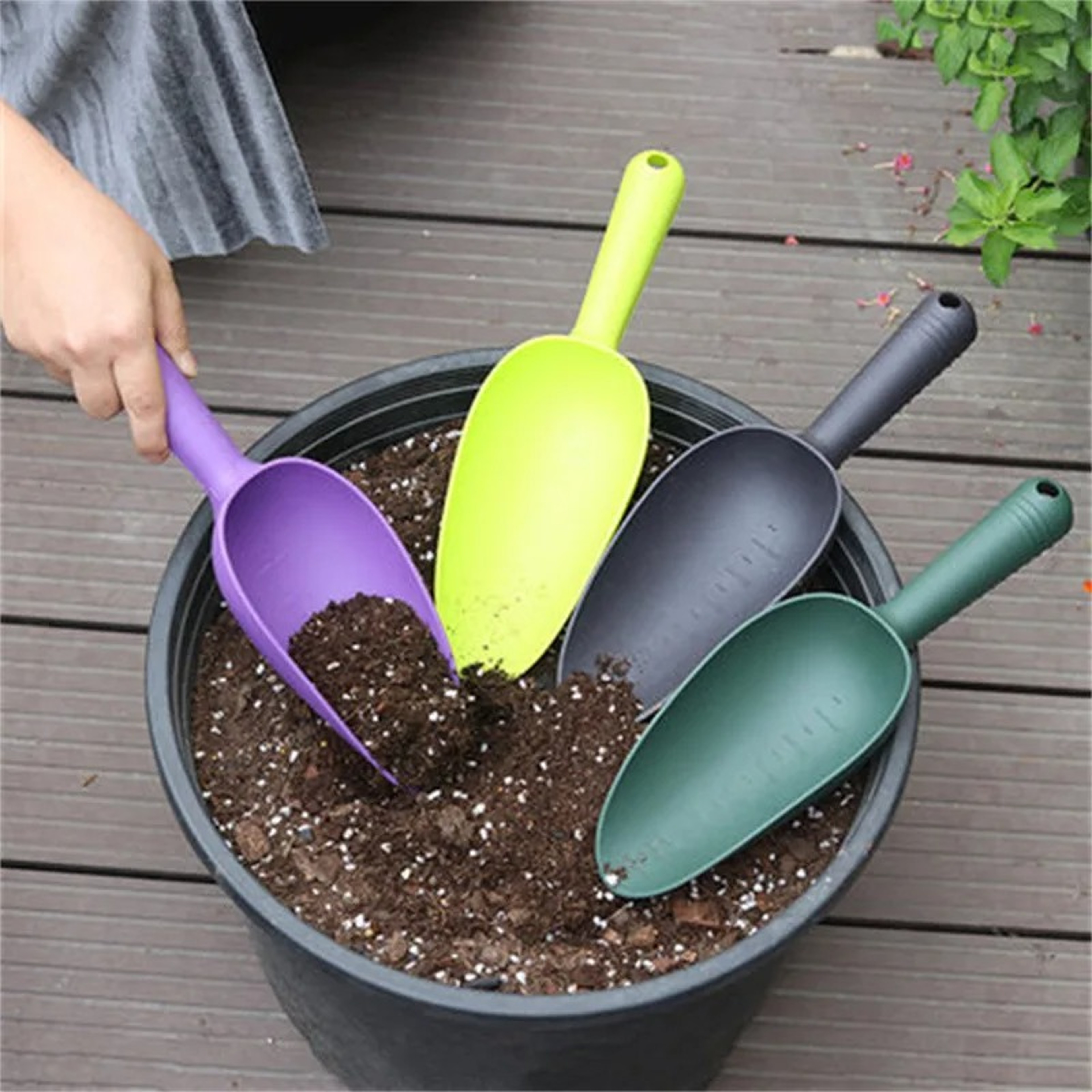 Heavy Duty Garden Trowel Hand Shovel for Digging, Planting and Transplanting – view 4