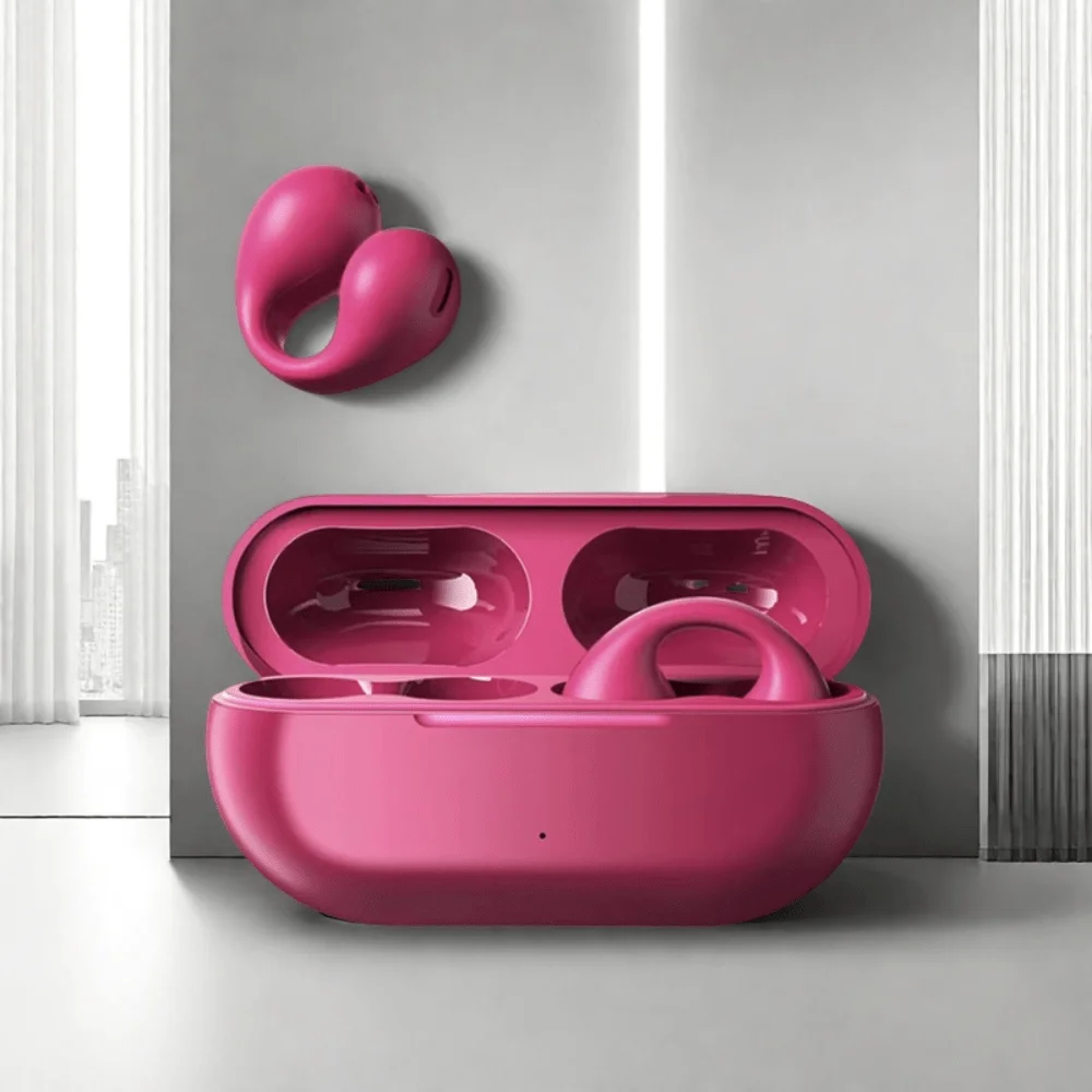 Open Ear Clip On Earbuds With Charging Case For Sports And Daily Wear 3