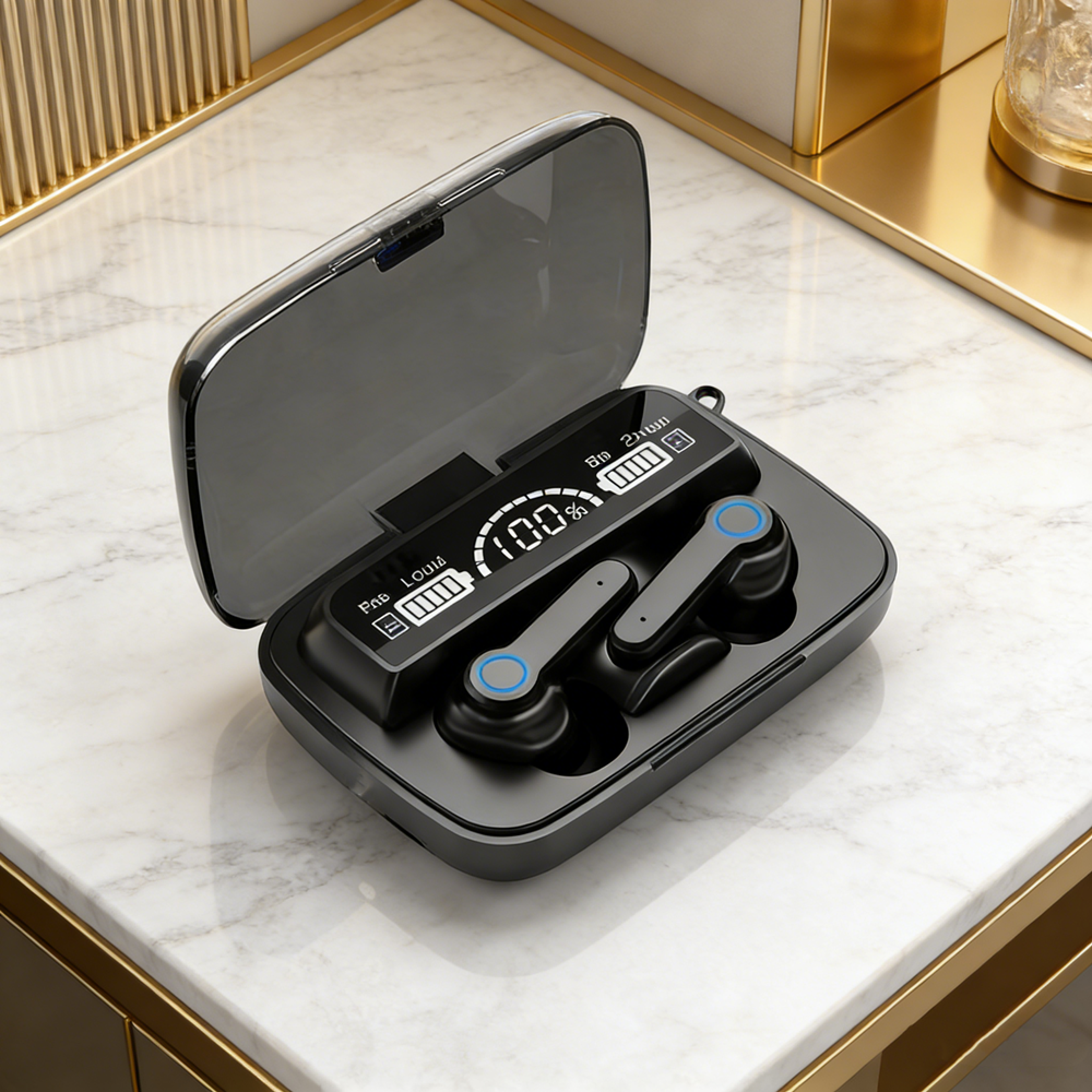 HiFi TWS Bluetooth Earbuds with Waterproof Case and LED Display – view 1