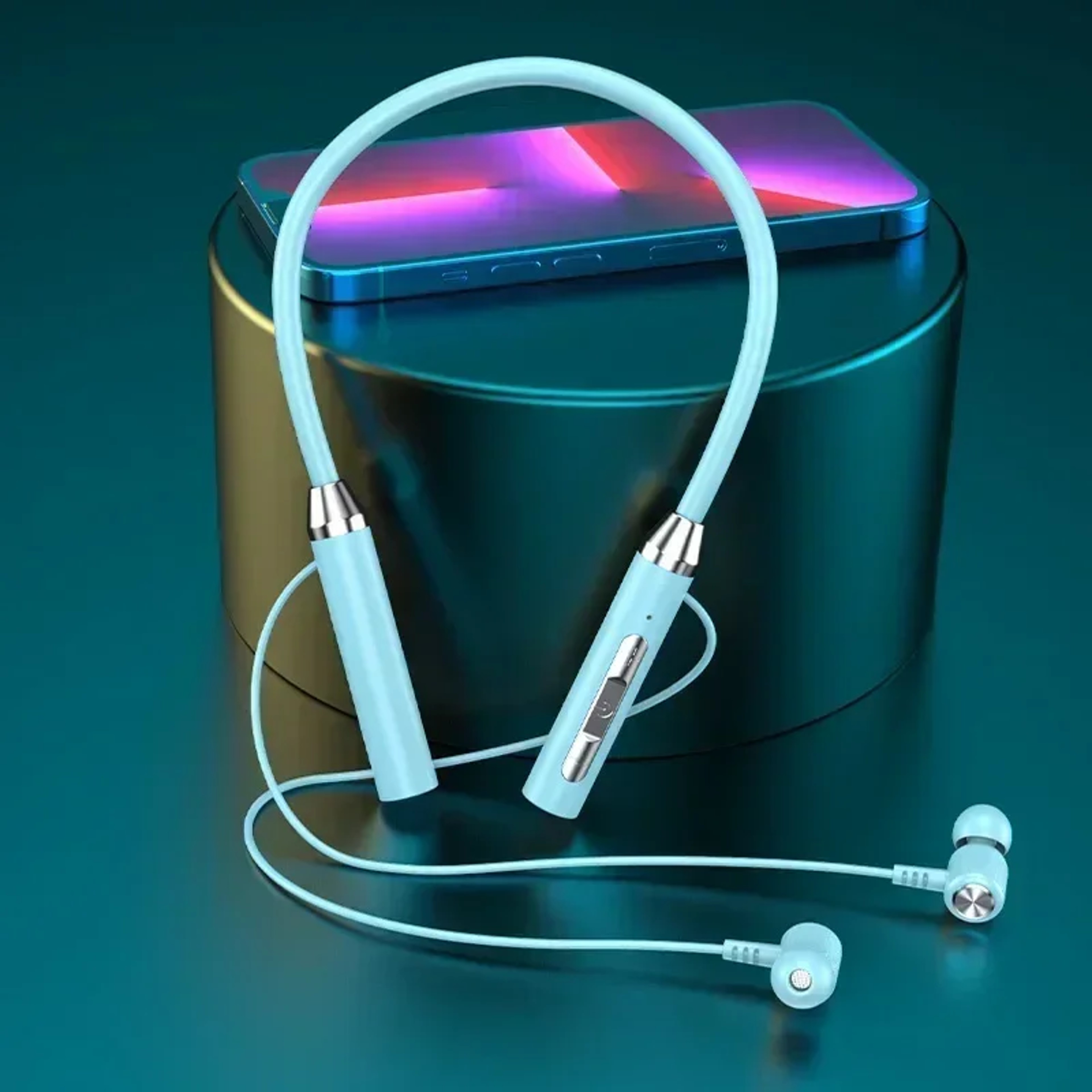 Magnetic Neckband Bluetooth Headphones for Running and Workouts – view 9