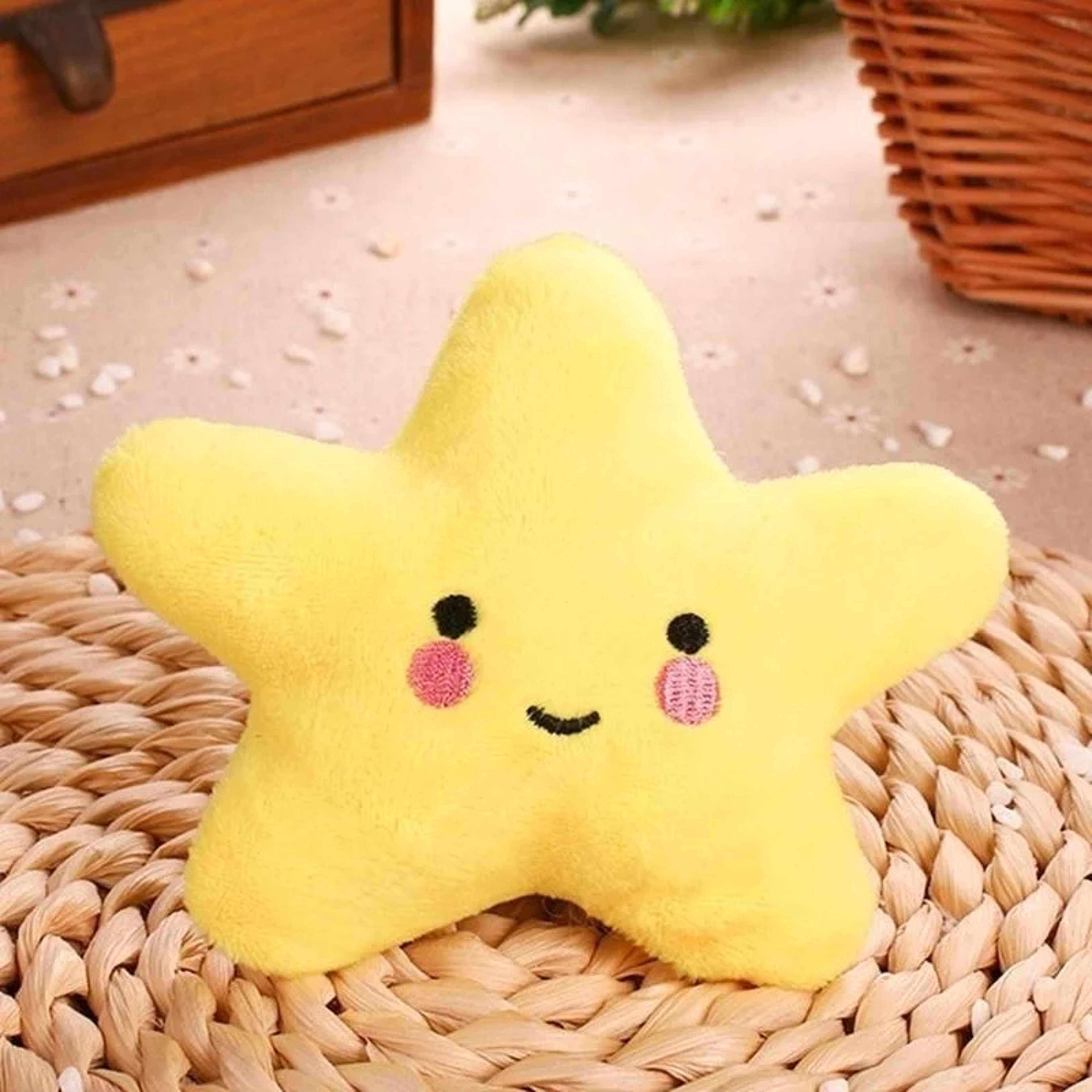 Pentagram Plush Squeaky Dog Toy for Cats & Puppies – view 6