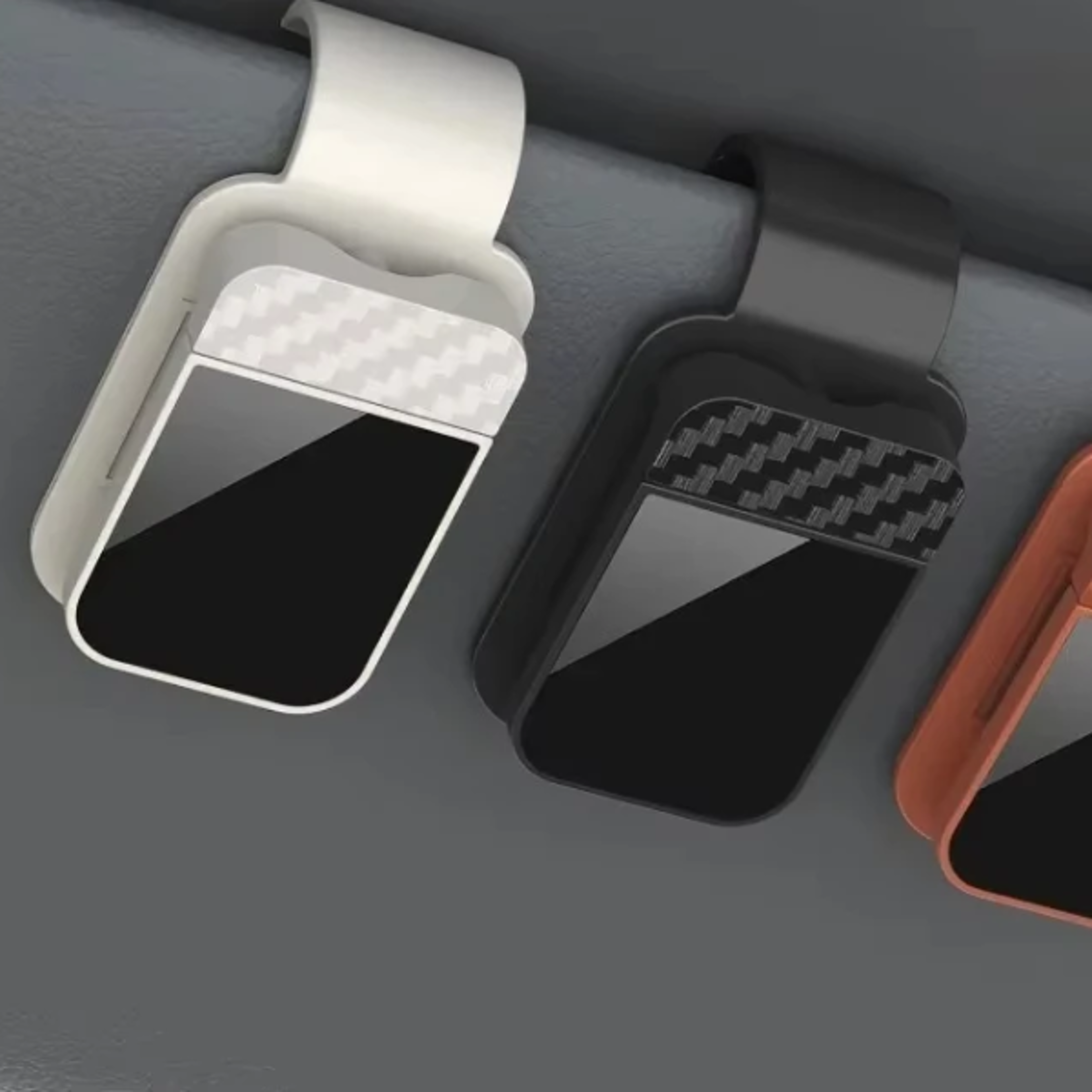 Car Sunglasses Holder Sun Visor Organizer Clip for Glasses Cards and Tickets