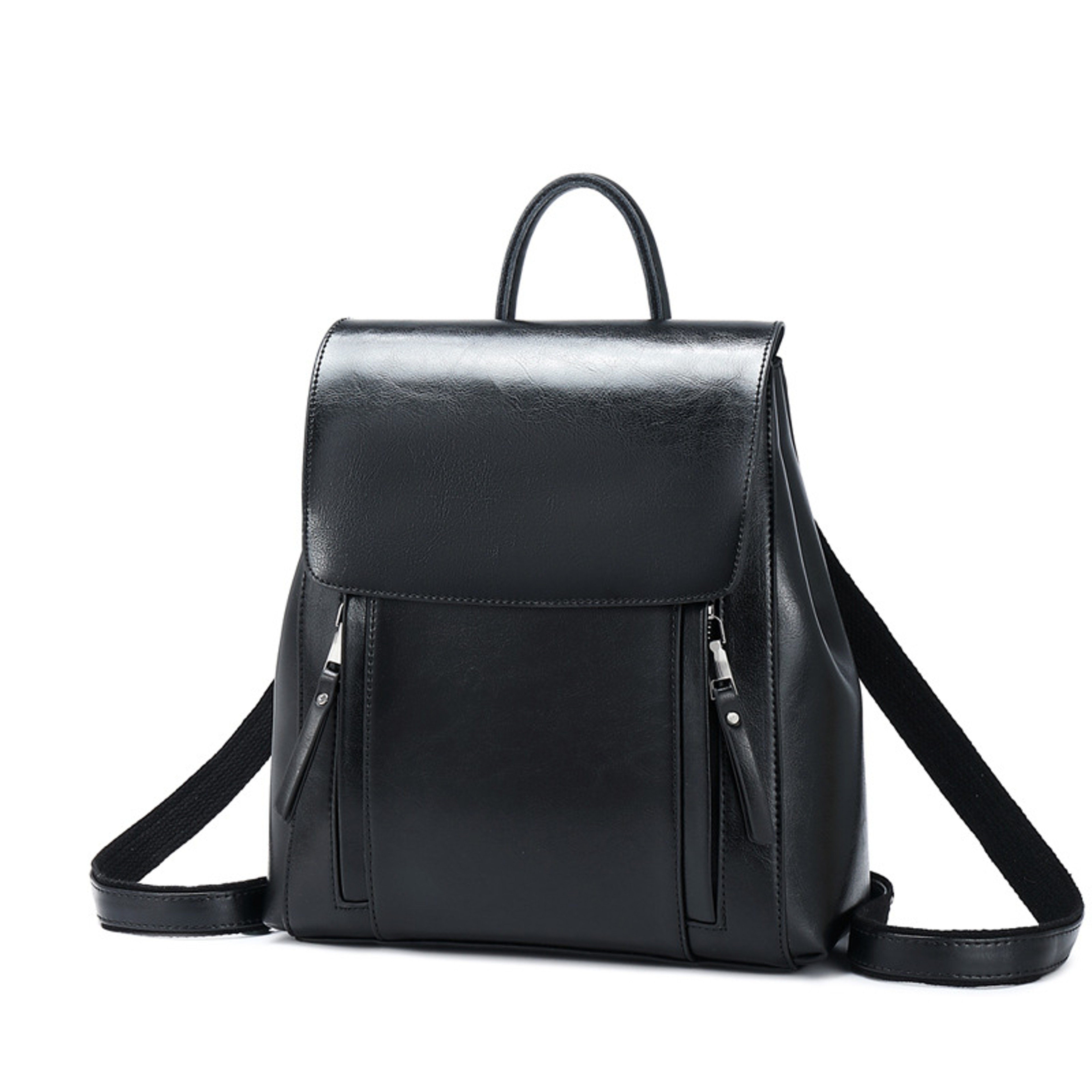 Genuine Leather Womens Backpack Crossbody Shoulder Bag Laptop Rucksack For School  Travel 6