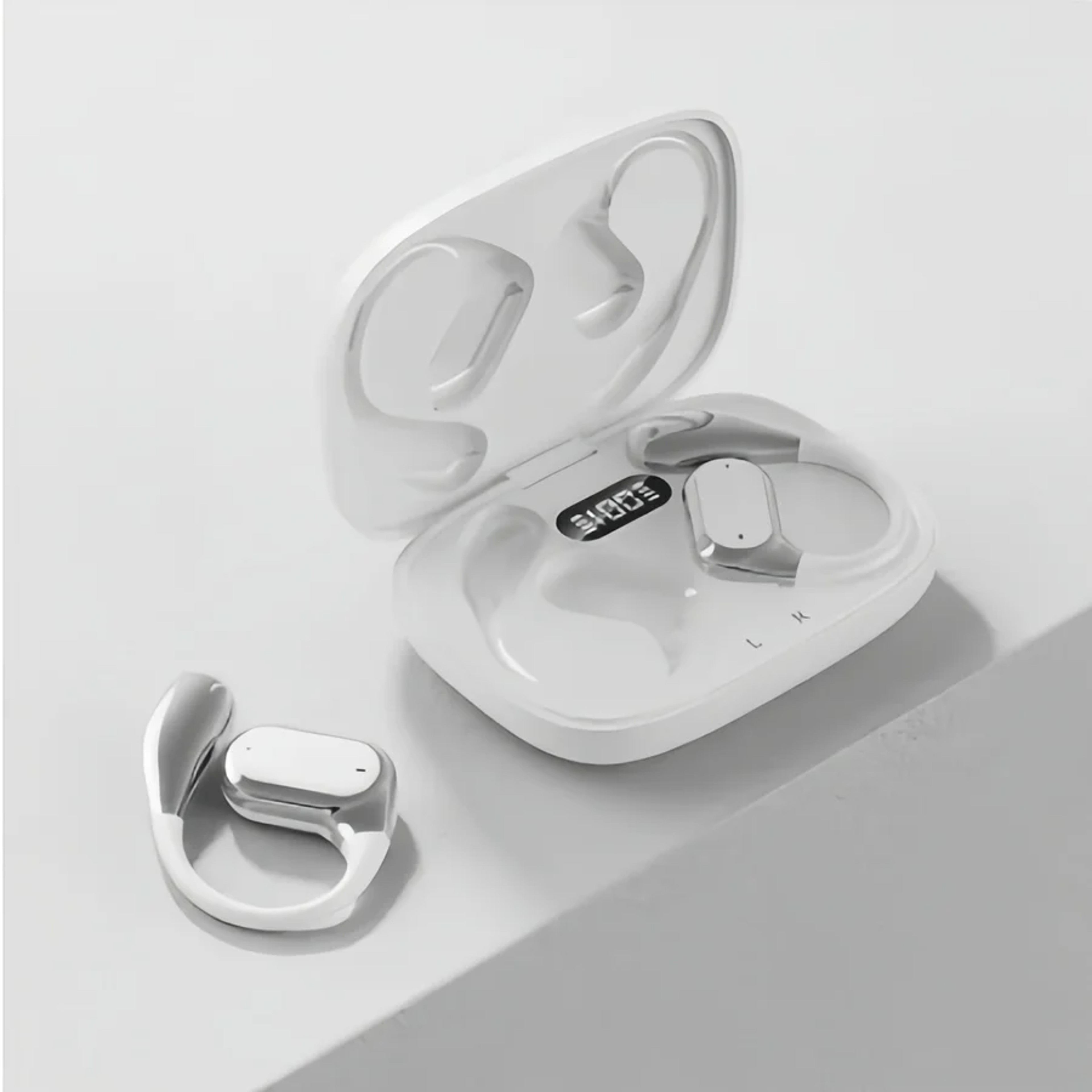 Wireless Bluetooth Earphones with Sports Ear Hooks & Noise Reduction – view 7