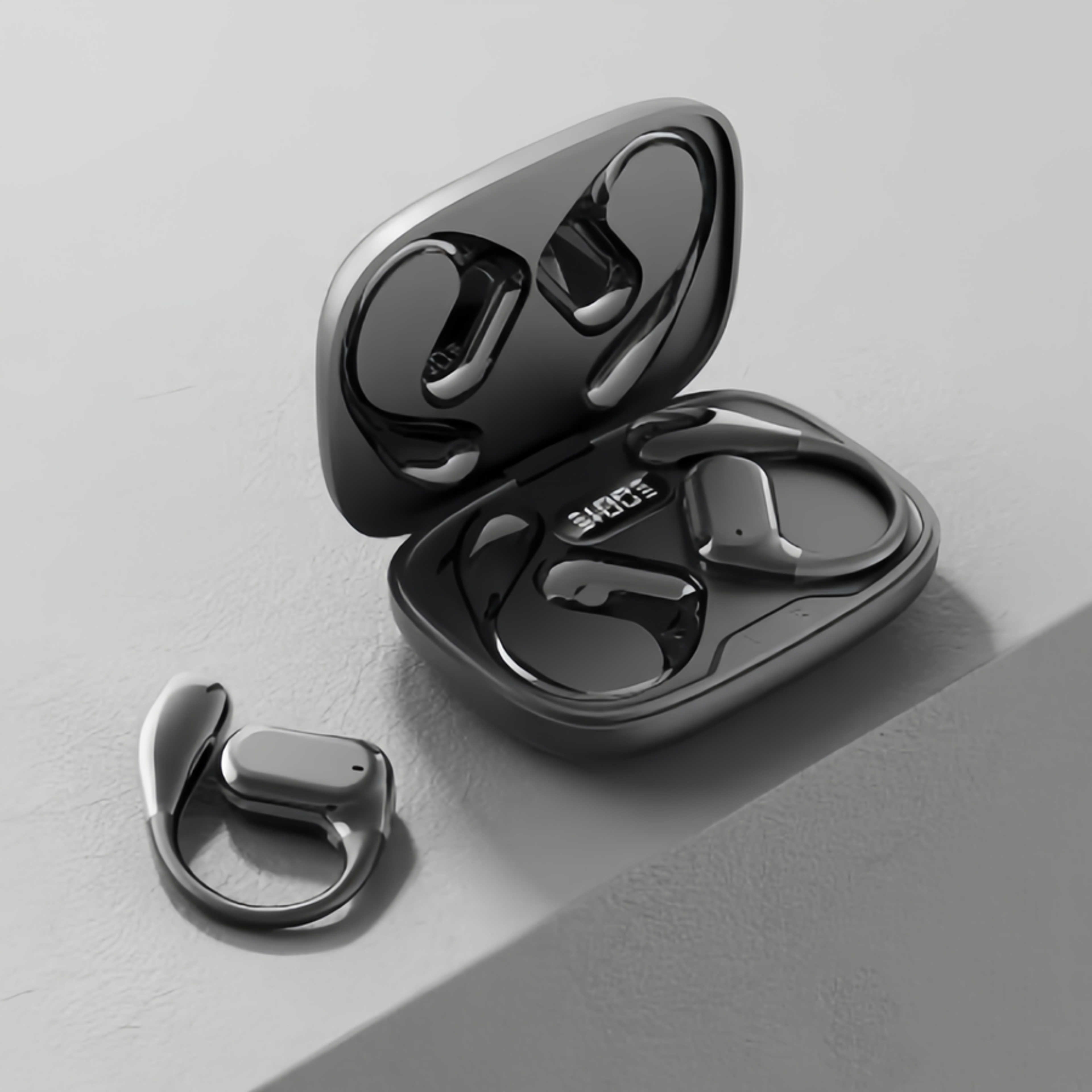 Wireless Bluetooth Earphones with Sports Ear Hooks & Noise Reduction – view 8
