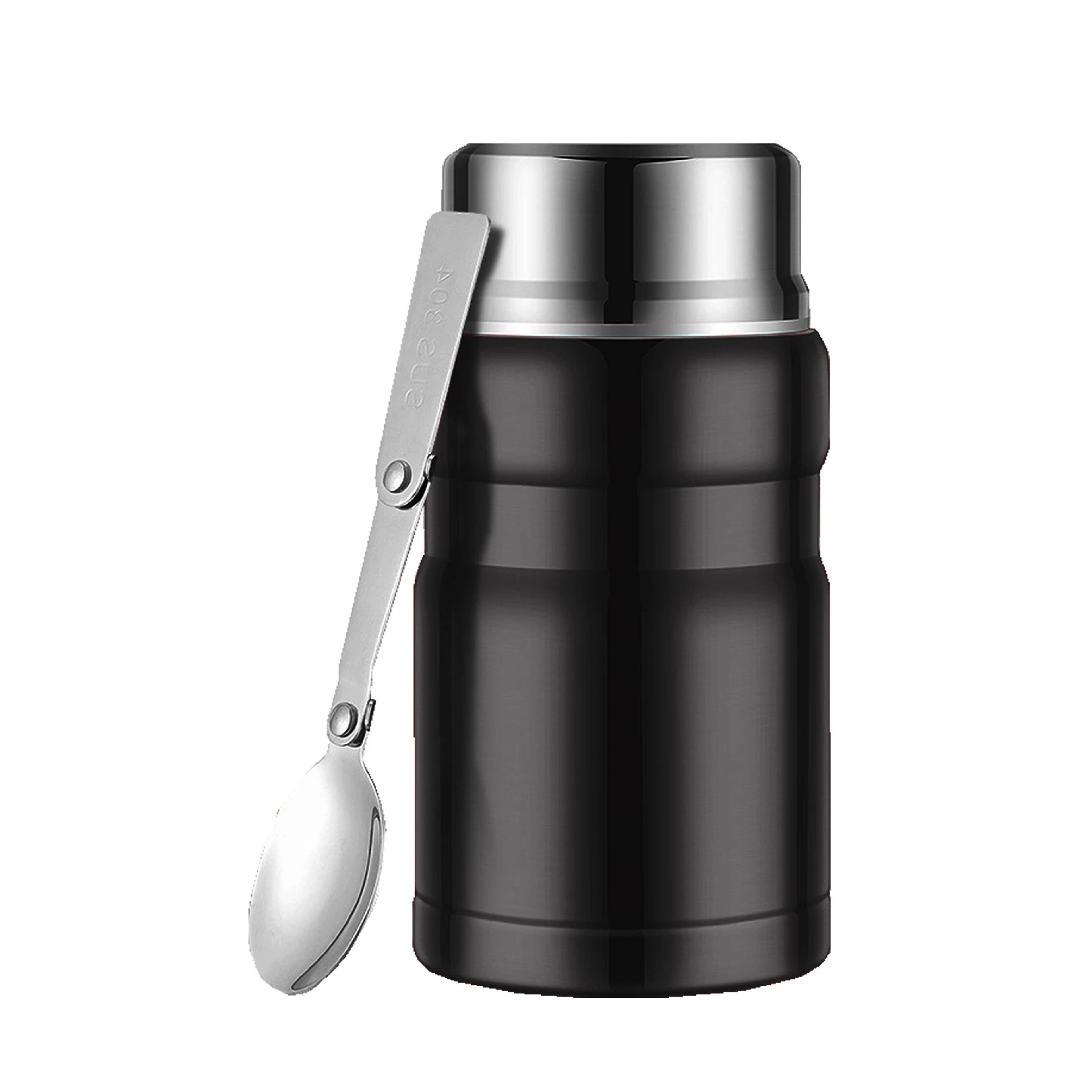 Premium Stainless Steel Insulated Food Jar Thermos Large Capacity Lunch  Soup Container With Spoon 4