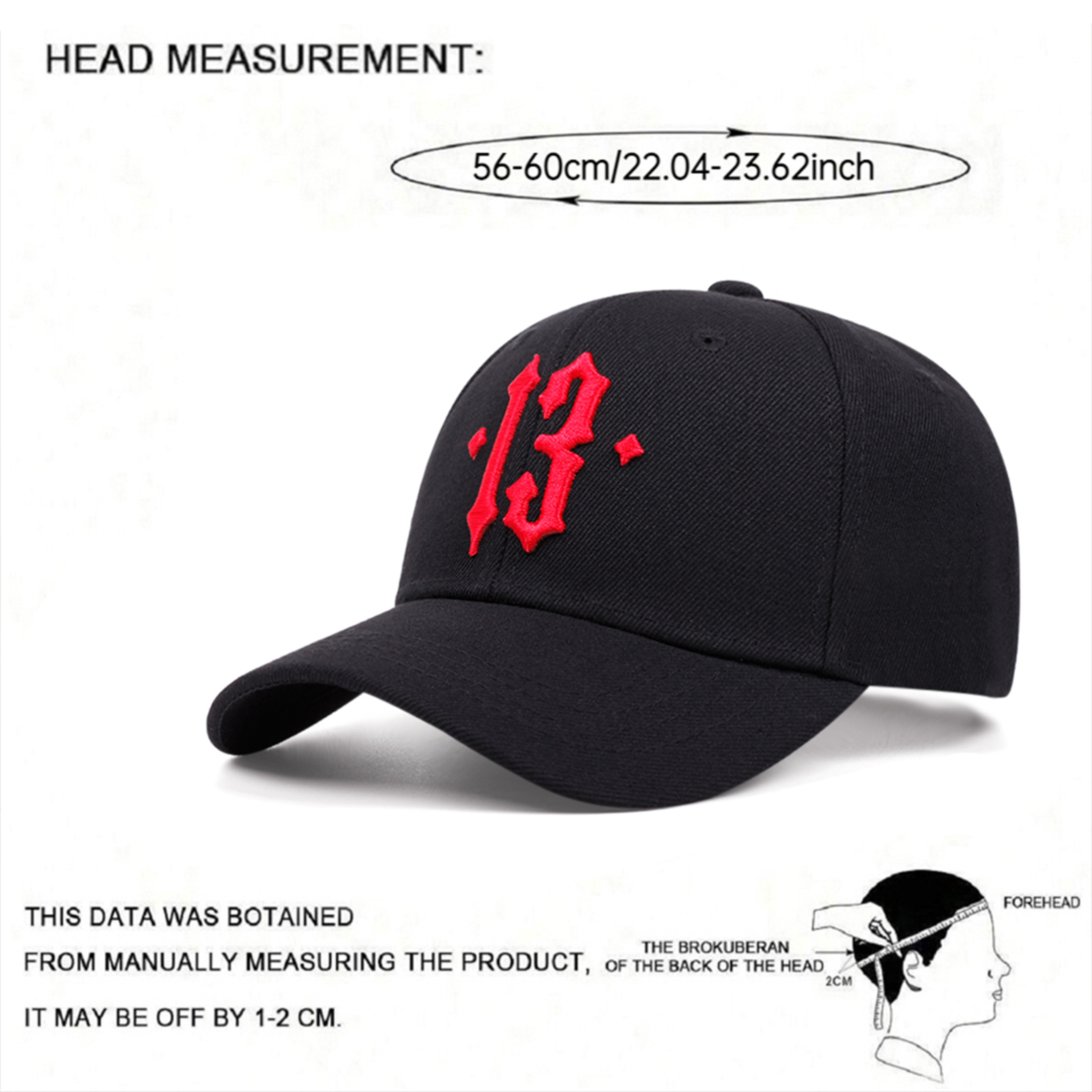 Stylish Unisex Embroidered Baseball Cap Casual Hip Hop Outdoor Sun Hat 2