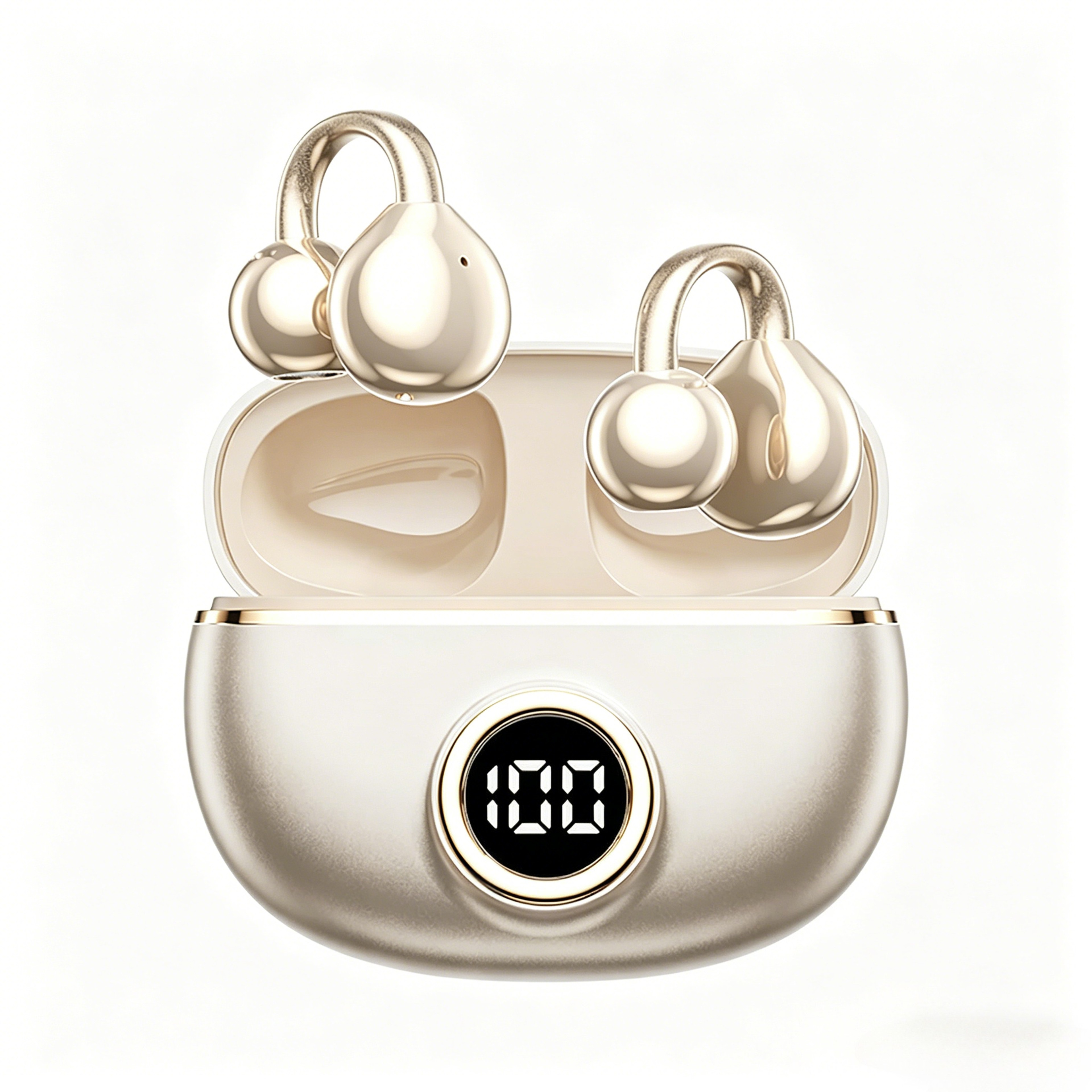 Clip On Open Ear Bluetooth Headphones for Small Ears with Playtime – view 7