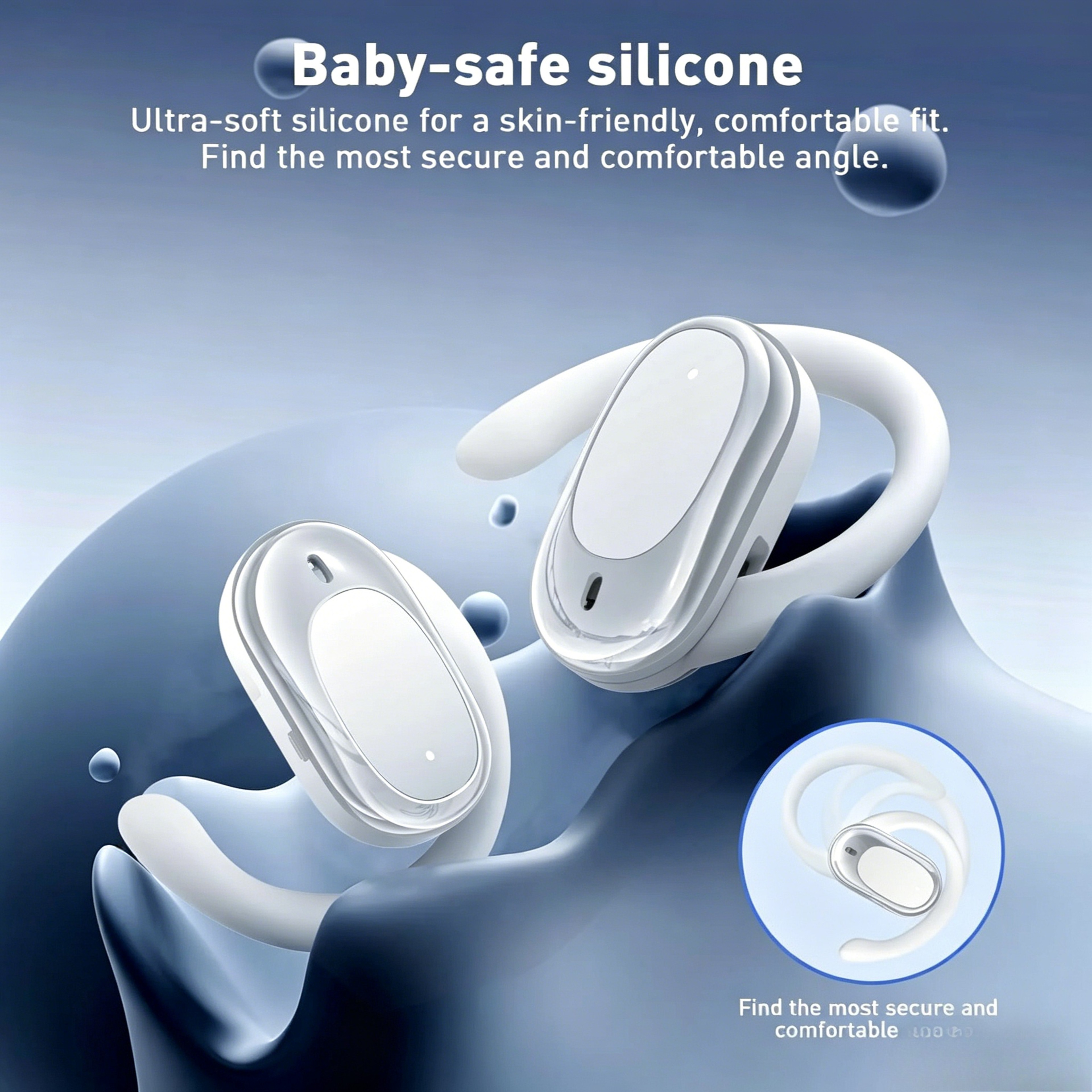 Bluetooth Ear Hook Wireless Earphones With Mic 3
