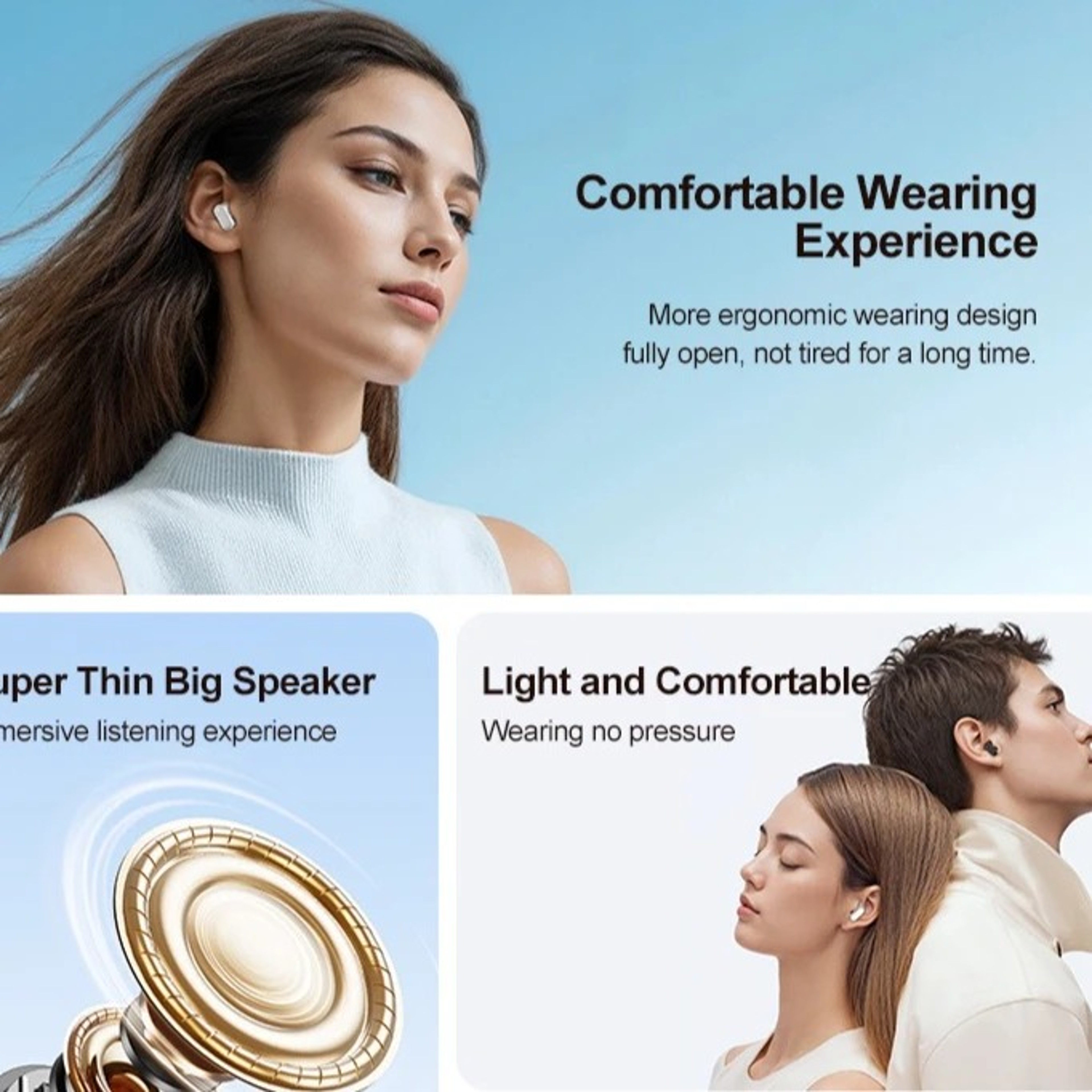 Wireless In Ear Bluetooth Earphones With HiFi Sound And Noise Reduction Mic 3