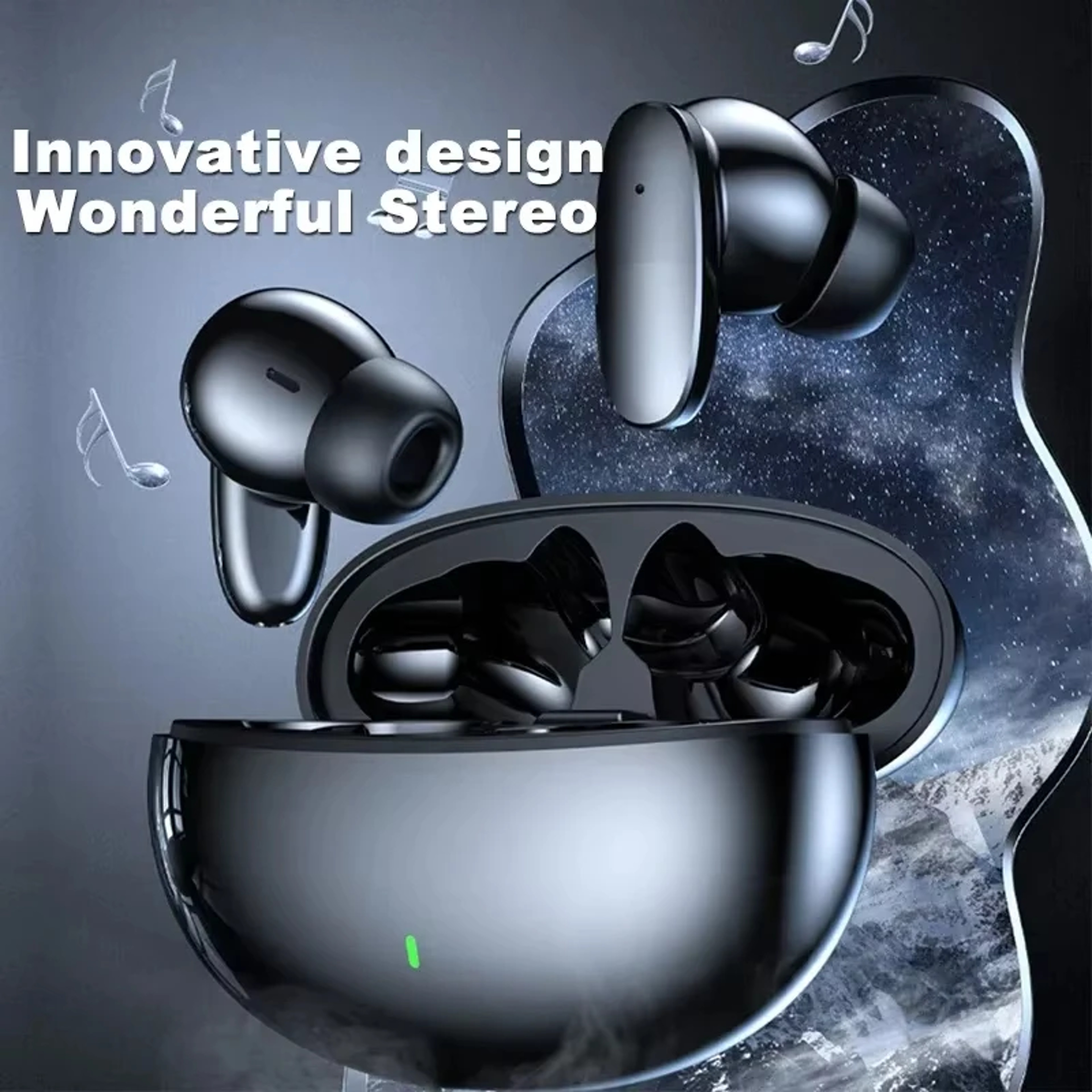 Mini In Ear Wireless Bluetooth Earphones with Noise Reduction for Sports and Calls – view 2