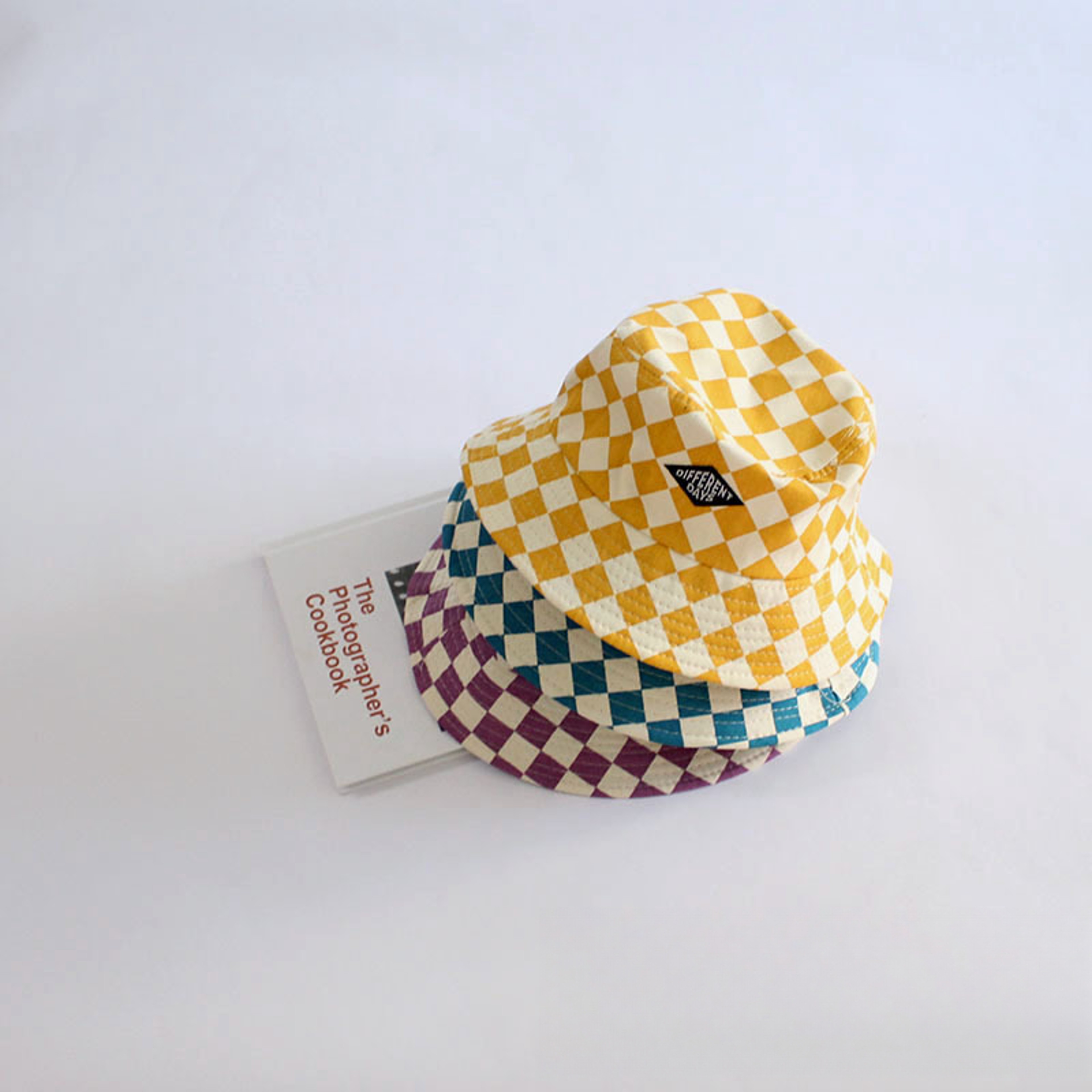 Kids Bucket Hat Checkerboard Plaid Toddler Sun Hat For Boys And Girls 2