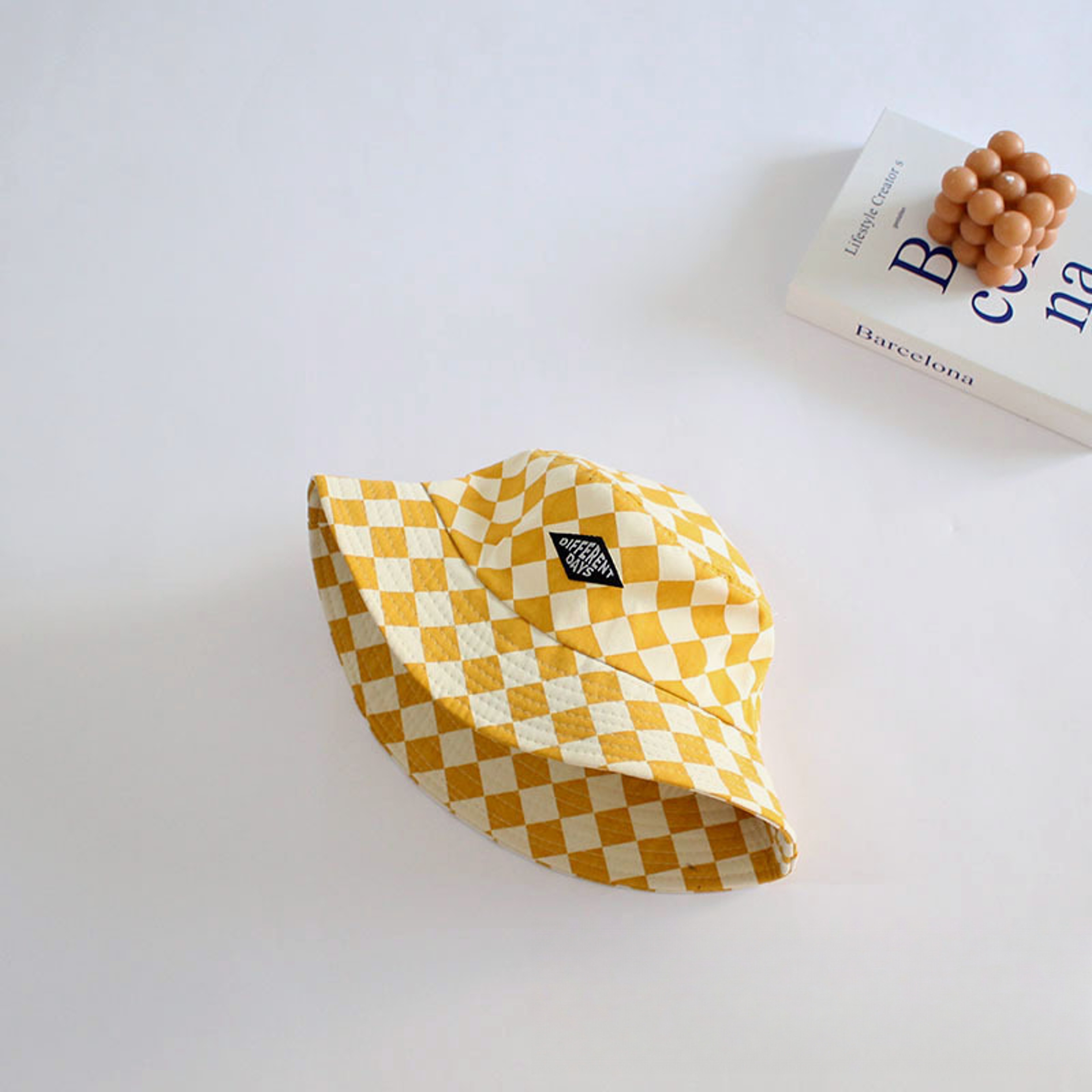 Kids Bucket Hat Checkerboard Plaid Toddler Sun Hat For Boys And Girls 8
