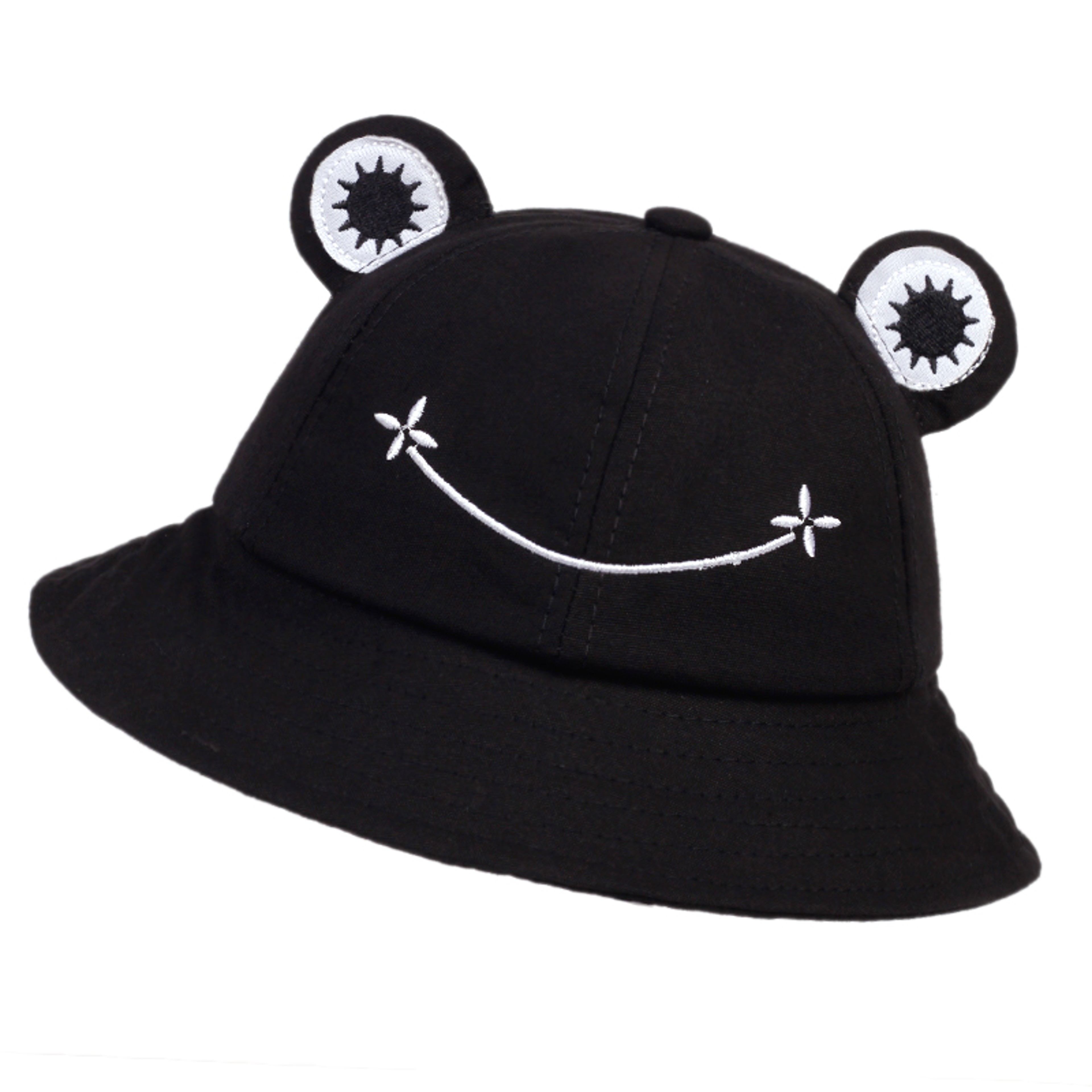 Cute Frog Bucket Hats Women Bucket Hat Women Summer Outdoor Sun Fishing Cap Cotton Wild Panama Hats 1