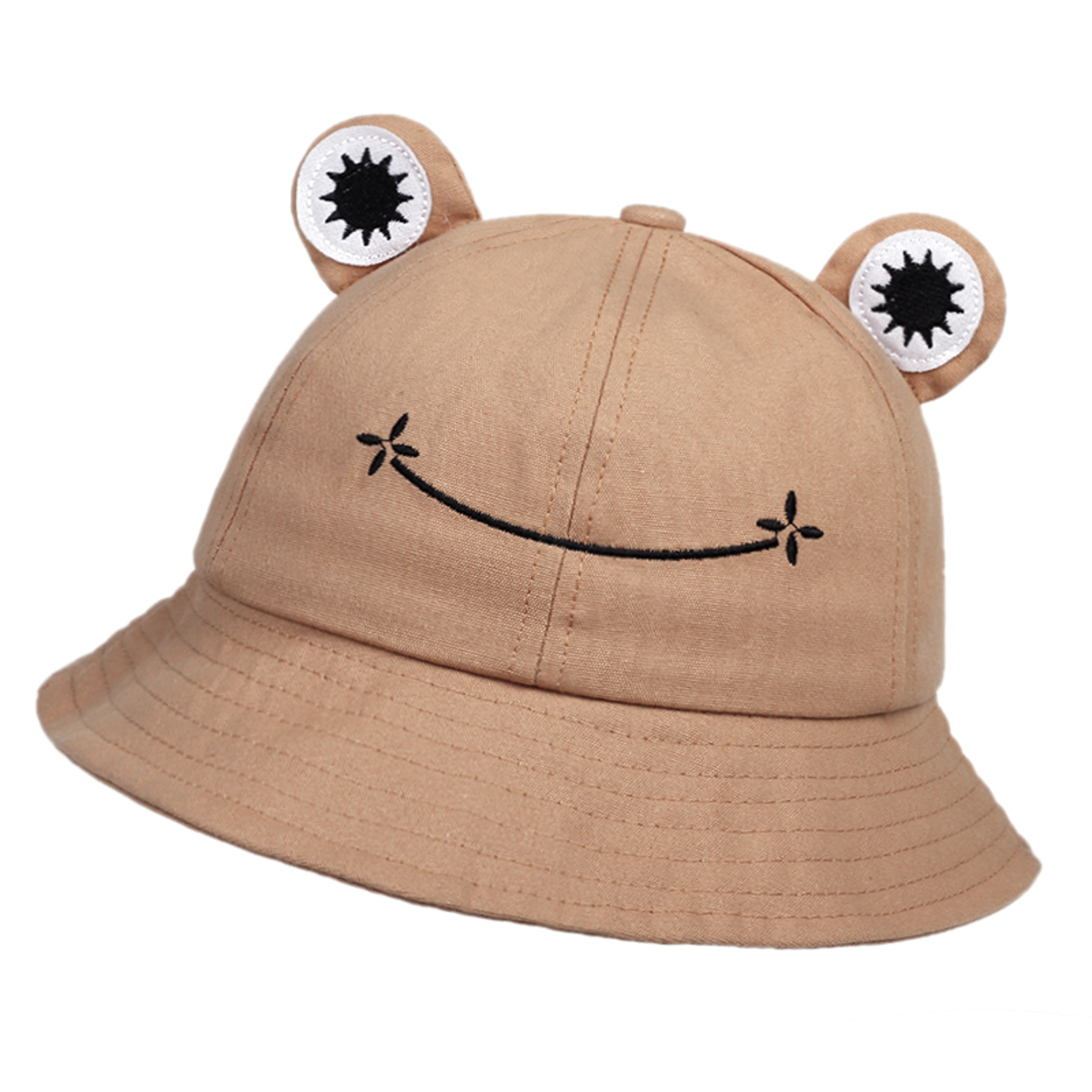 Cute Frog Bucket Hats Women Bucket Hat Women Summer Outdoor Sun Fishing Cap Cotton Wild Panama Hats 3