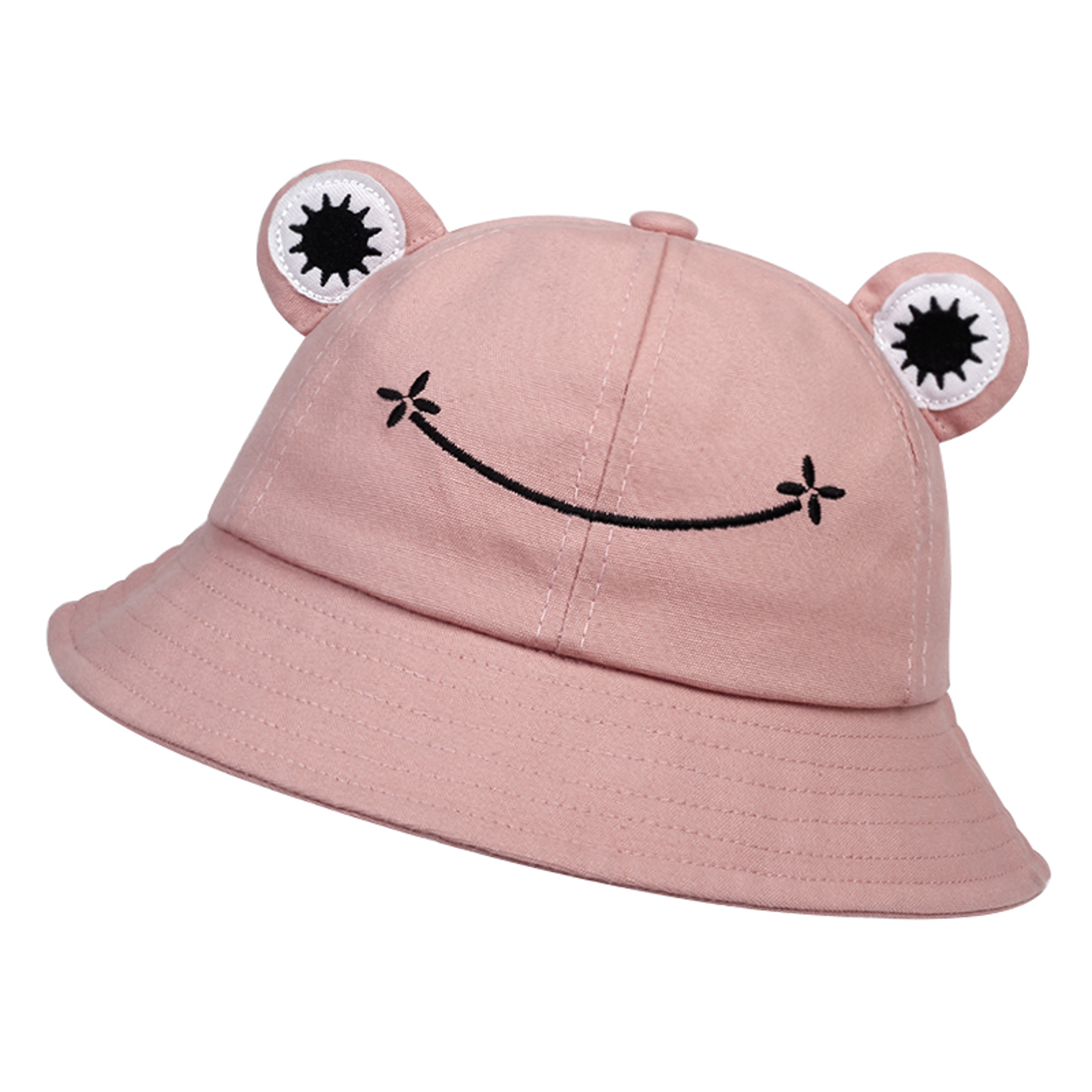 Cute Frog Bucket Hats Women Bucket Hat Women Summer Outdoor Sun Fishing Cap Cotton Wild Panama Hats 5