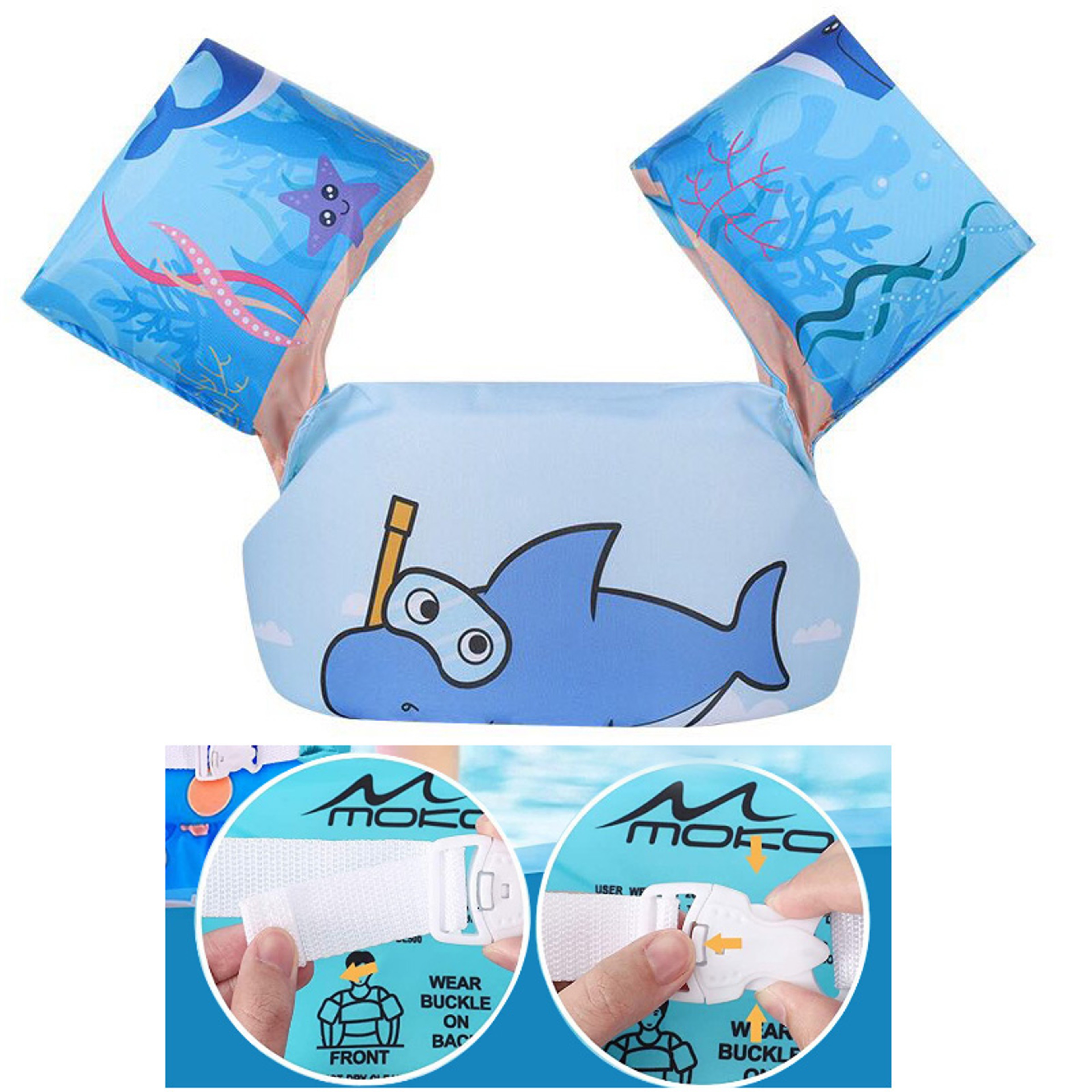Kids Swimming Vest Foam Buoyancy Aid Pool Float Training Gear 1