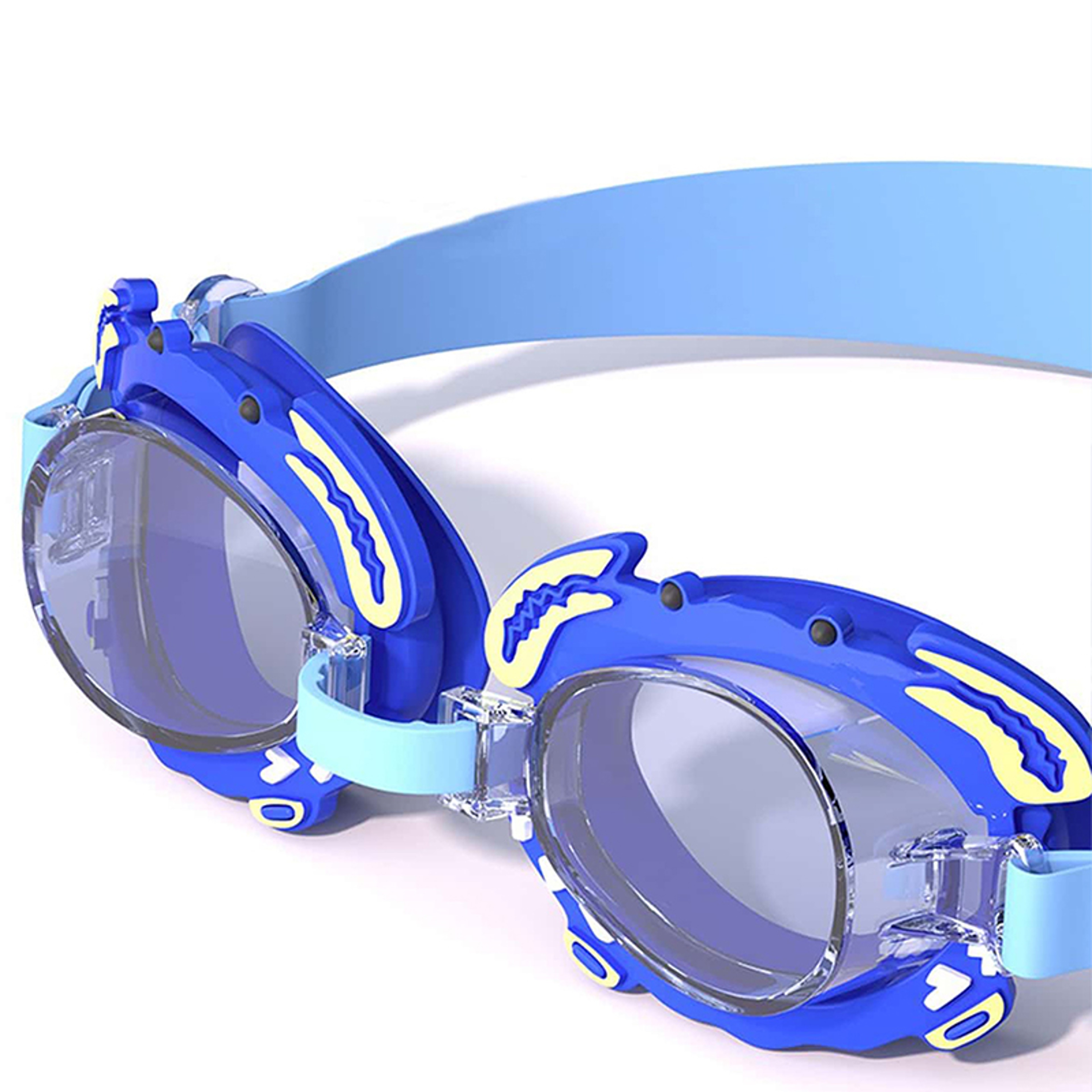 Kids Anti Fog UV Protection Swimming Goggles Adjustable Silicone Swim Glasses – view 2